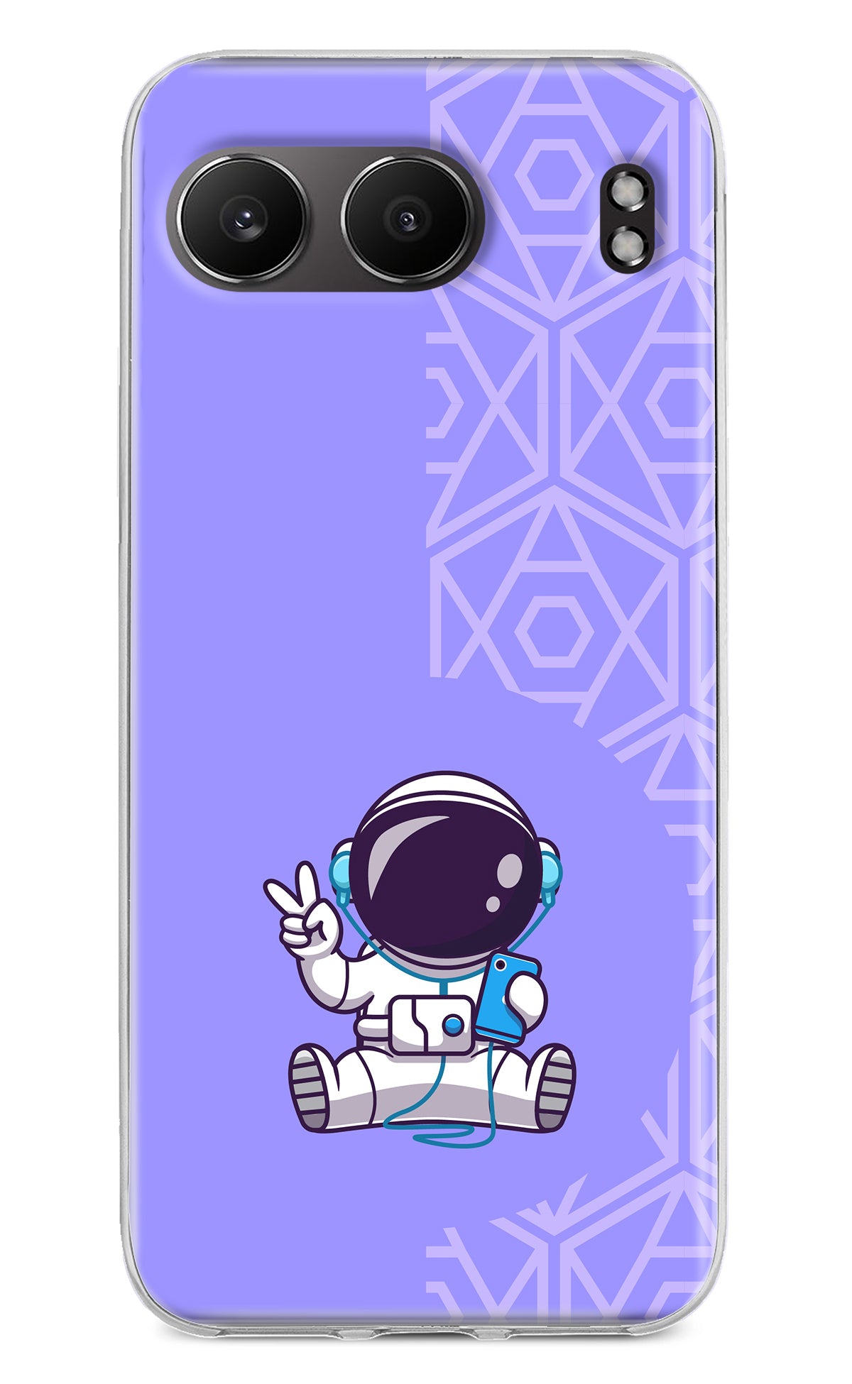 Cute Astronaut Chilling OnePlus Nord 4 Back Cover