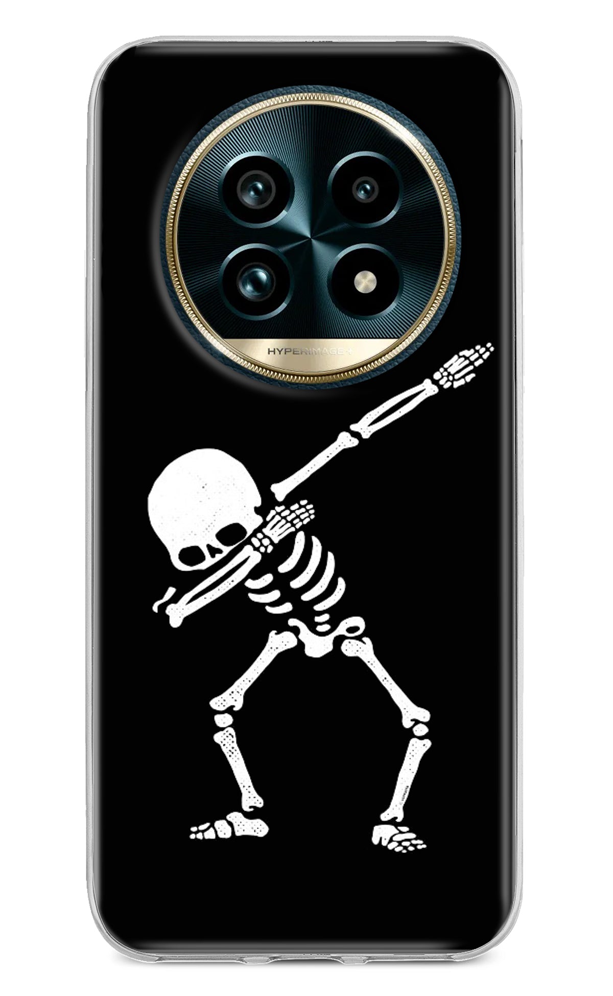 Dabbing Skeleton Art Realme 13 Pro+ 5G Back Cover