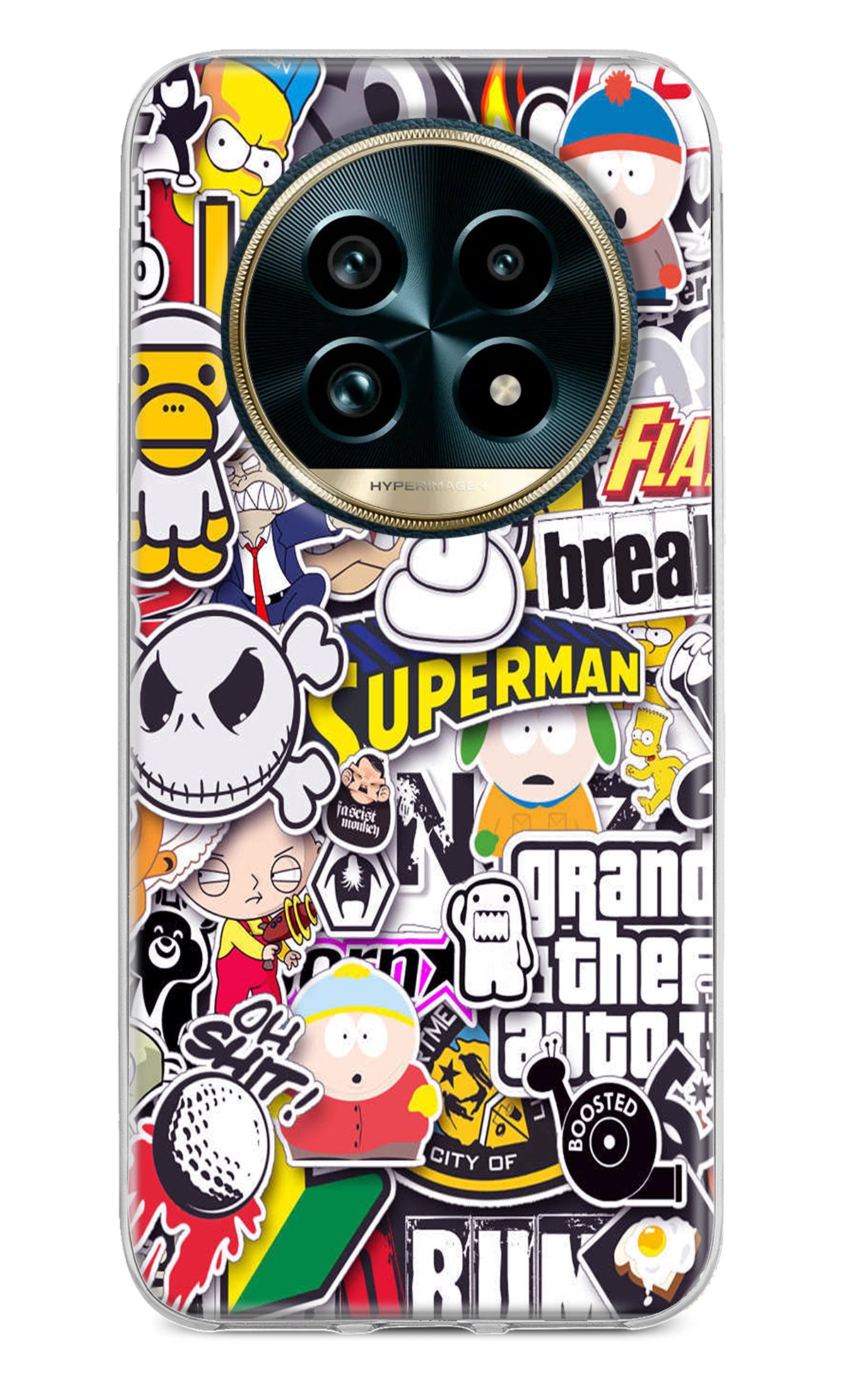 Sticker Bomb Realme 13 Pro+ 5G Back Cover