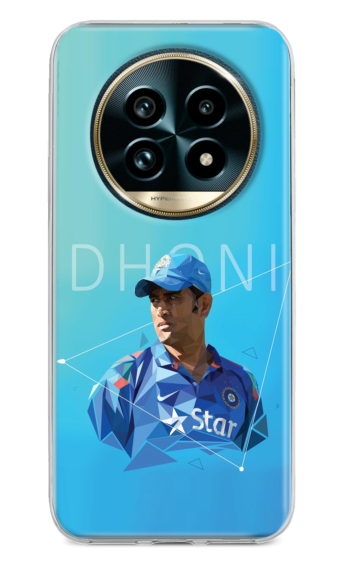 Dhoni Artwork Realme 13 Pro+ 5G Back Cover