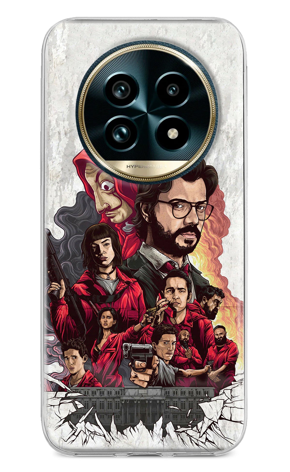 Money Heist Artwork Realme 13 Pro+ 5G Back Cover