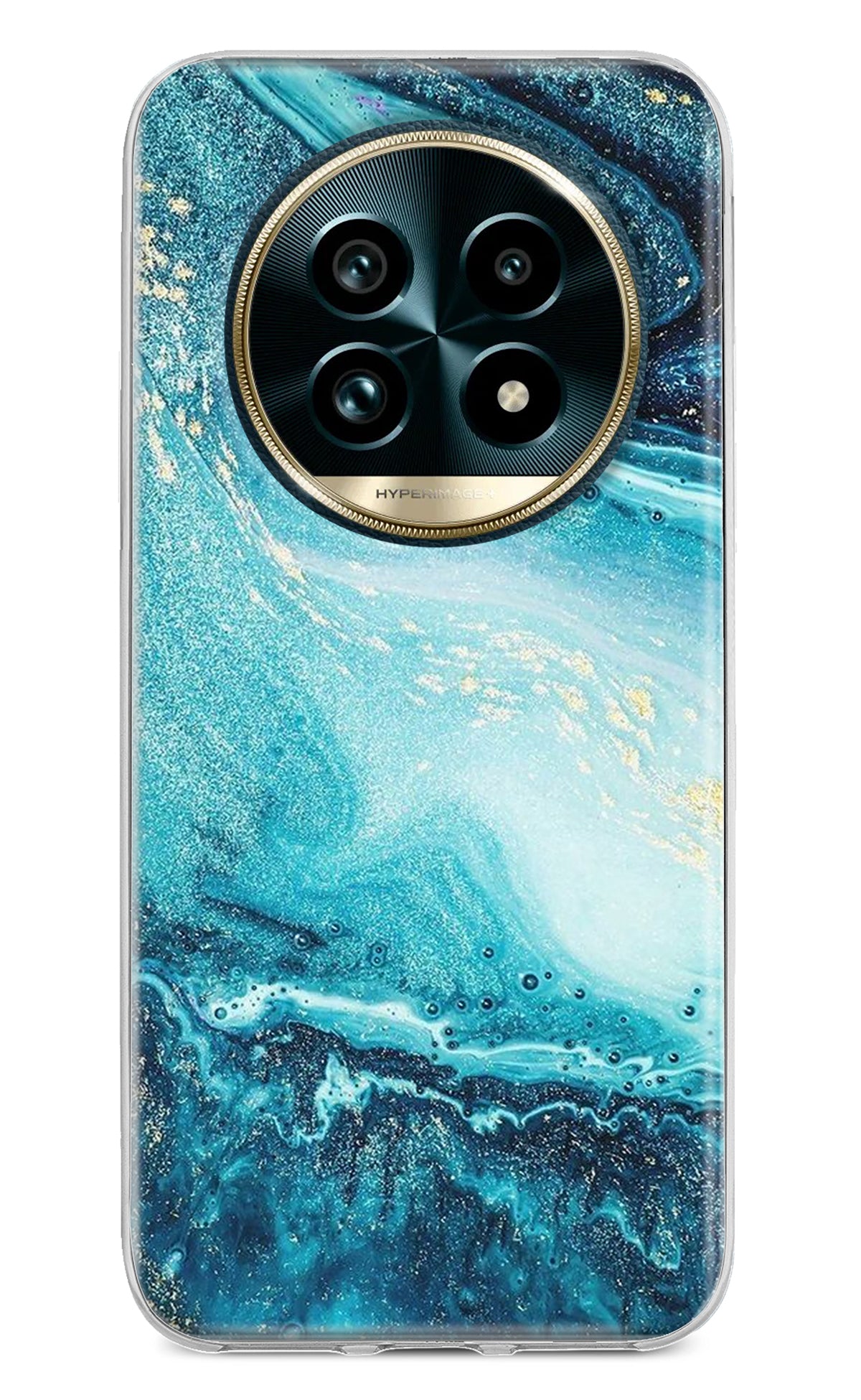 Blue Glitter Marble Realme 13 Pro+ 5G Back Cover