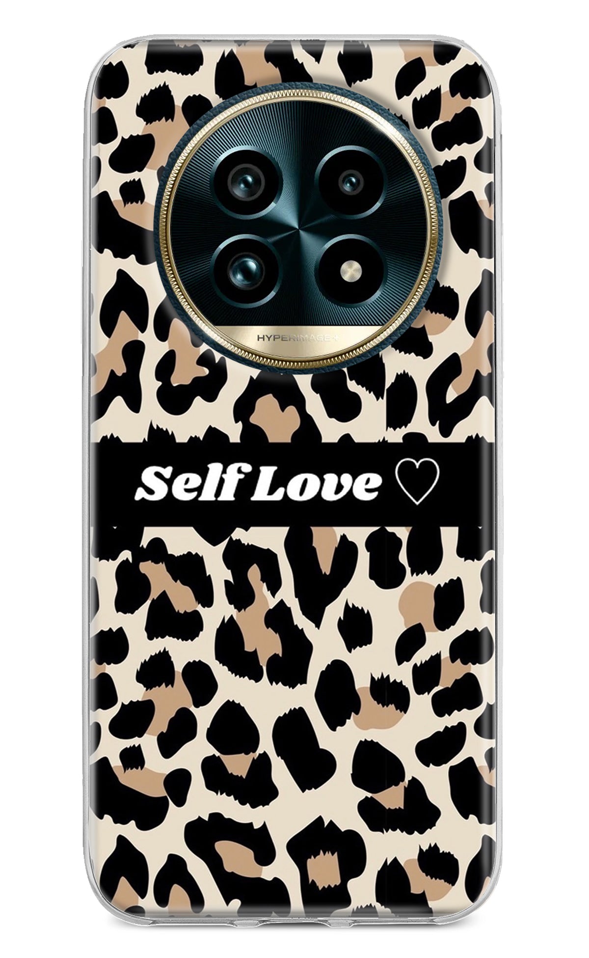 Leopard Print Self Love Realme 13 Pro+ 5G Back Cover