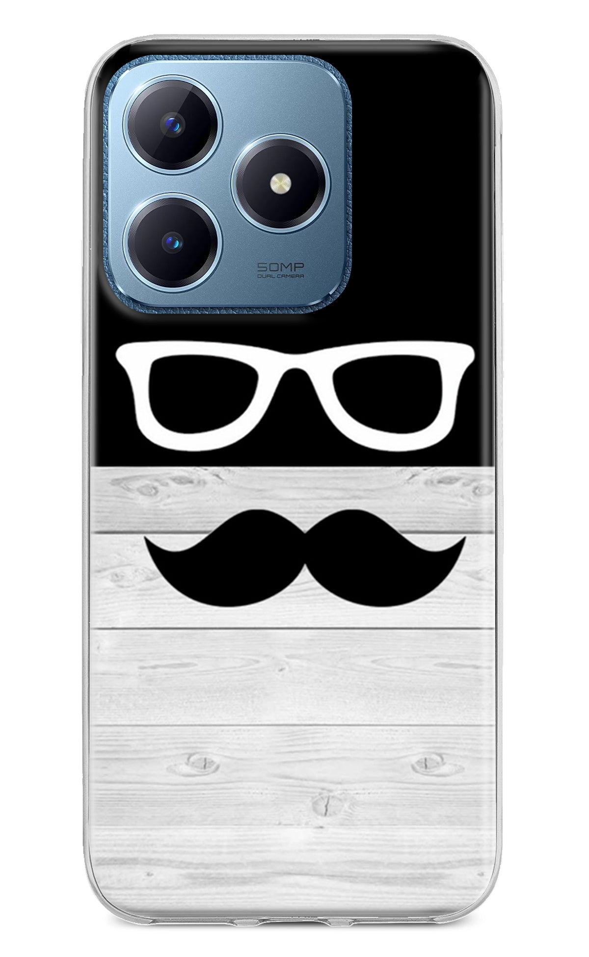 Mustache Realme C63 Back Cover