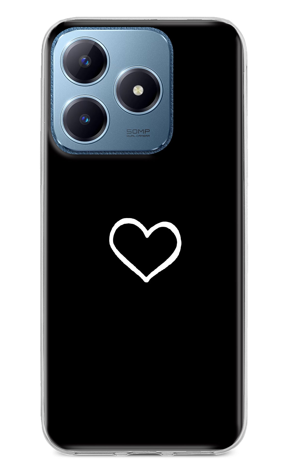 Heart Realme C63 Back Cover