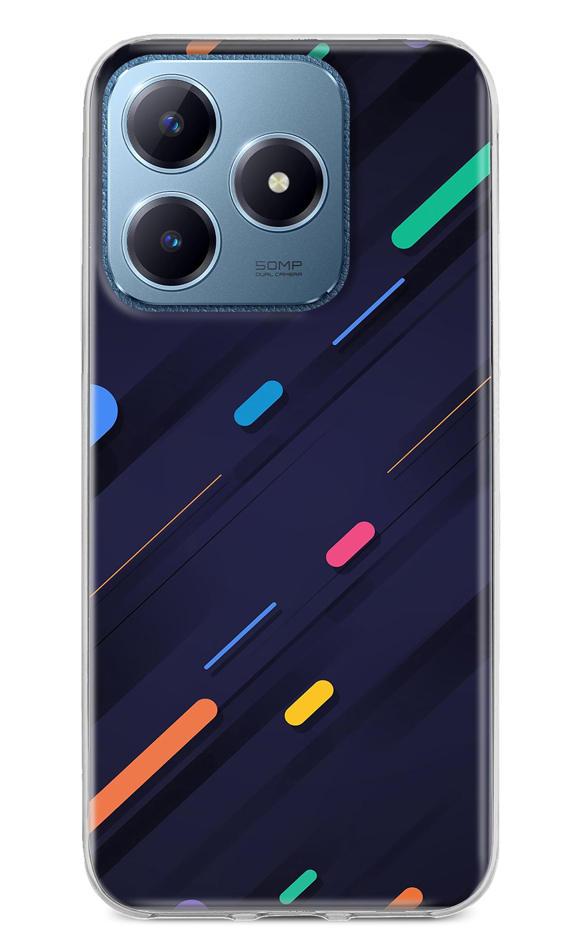 Abstract Design Realme C63 Back Cover