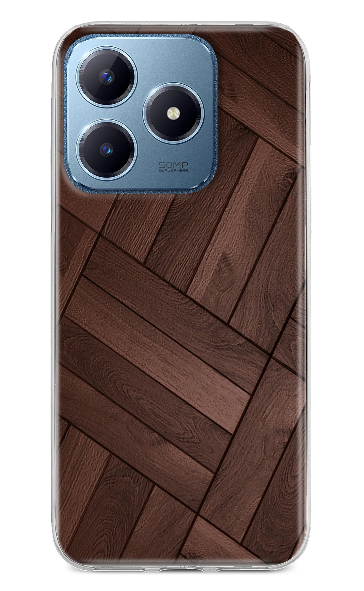 Wooden Texture Design Realme C63 Back Cover