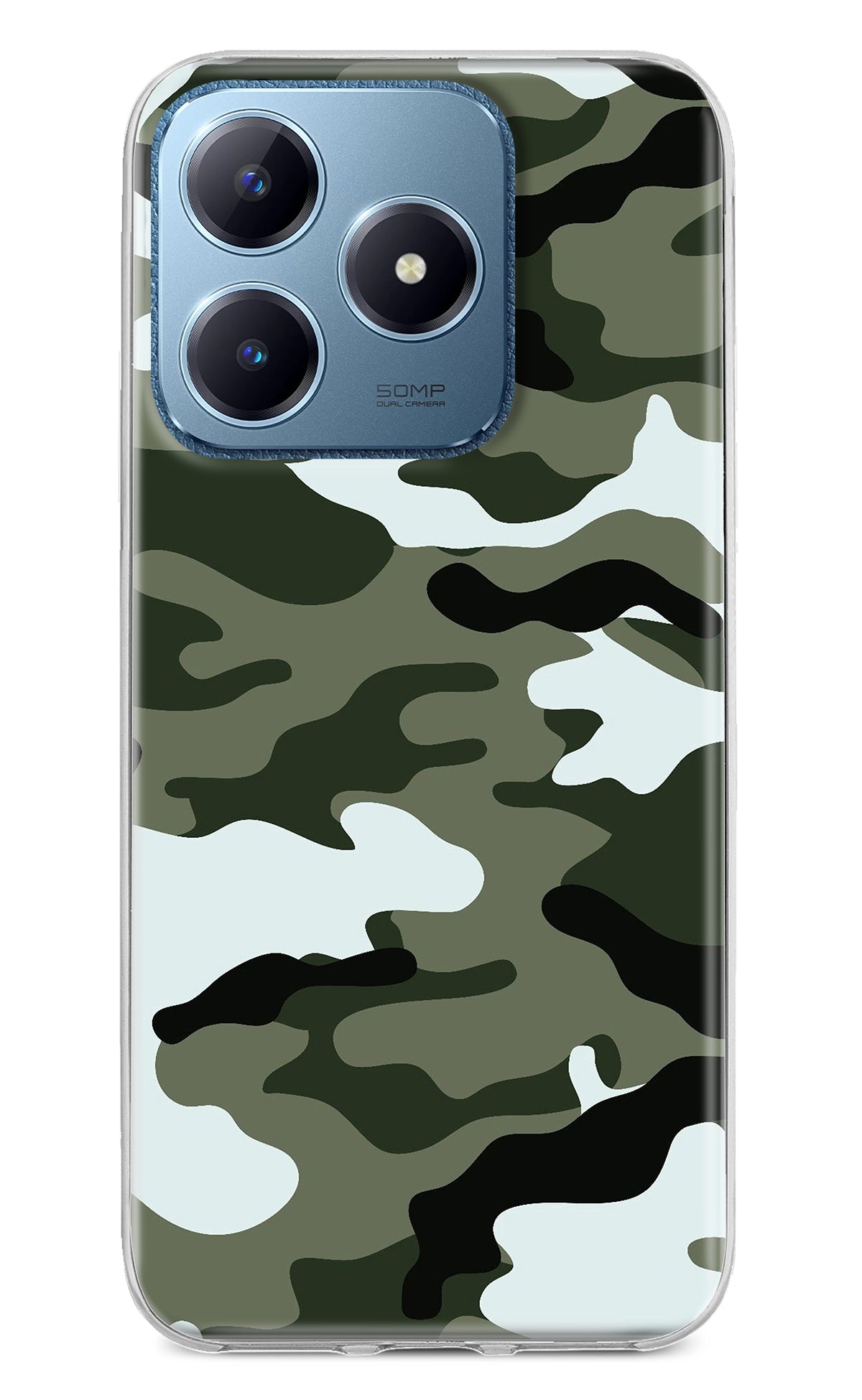 Camouflage Realme C63 Back Cover