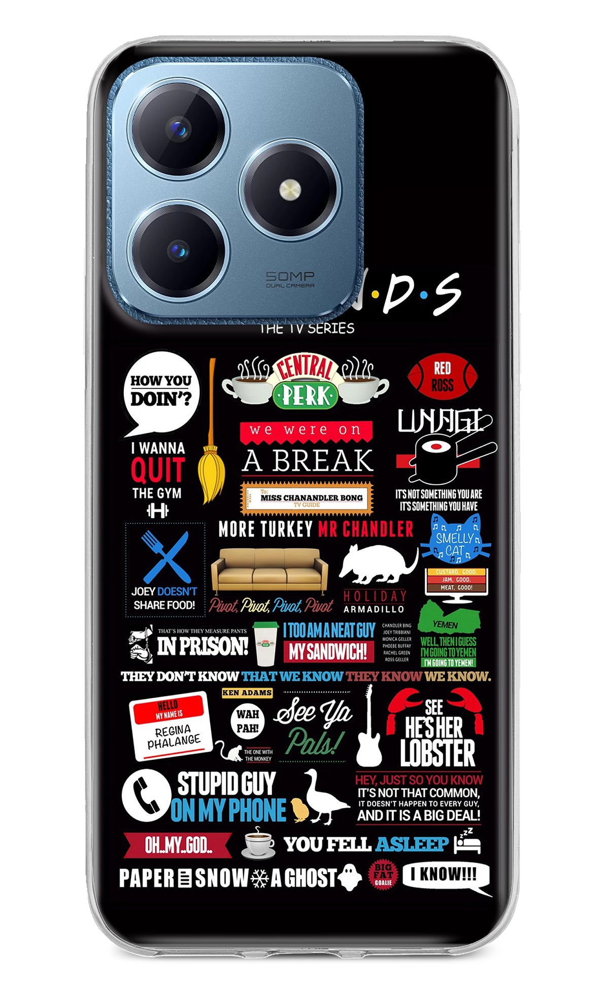 FRIENDS Realme C63 Back Cover