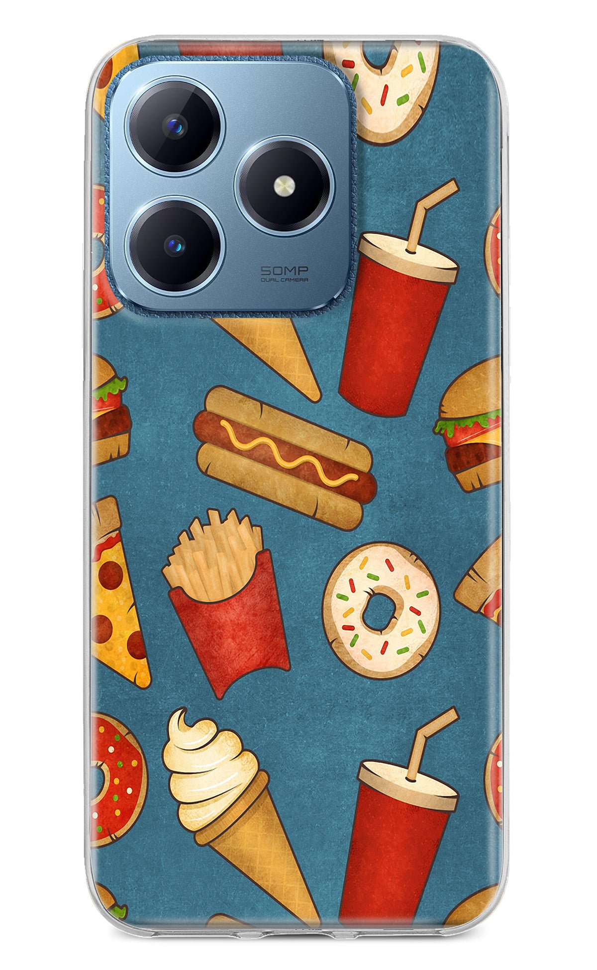 Foodie Realme C63 Back Cover