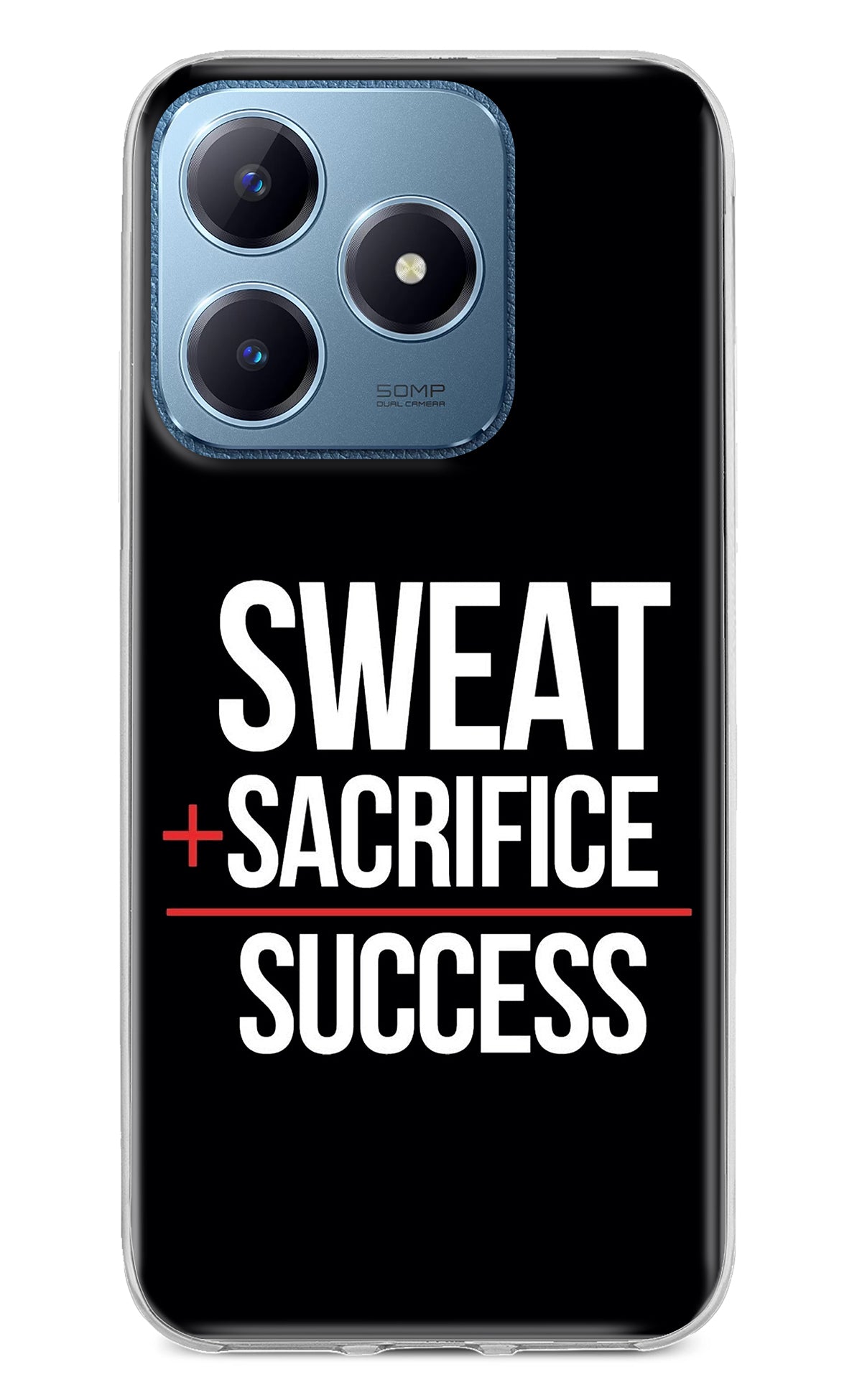 Sweat Sacrifice Success Realme C63 Back Cover