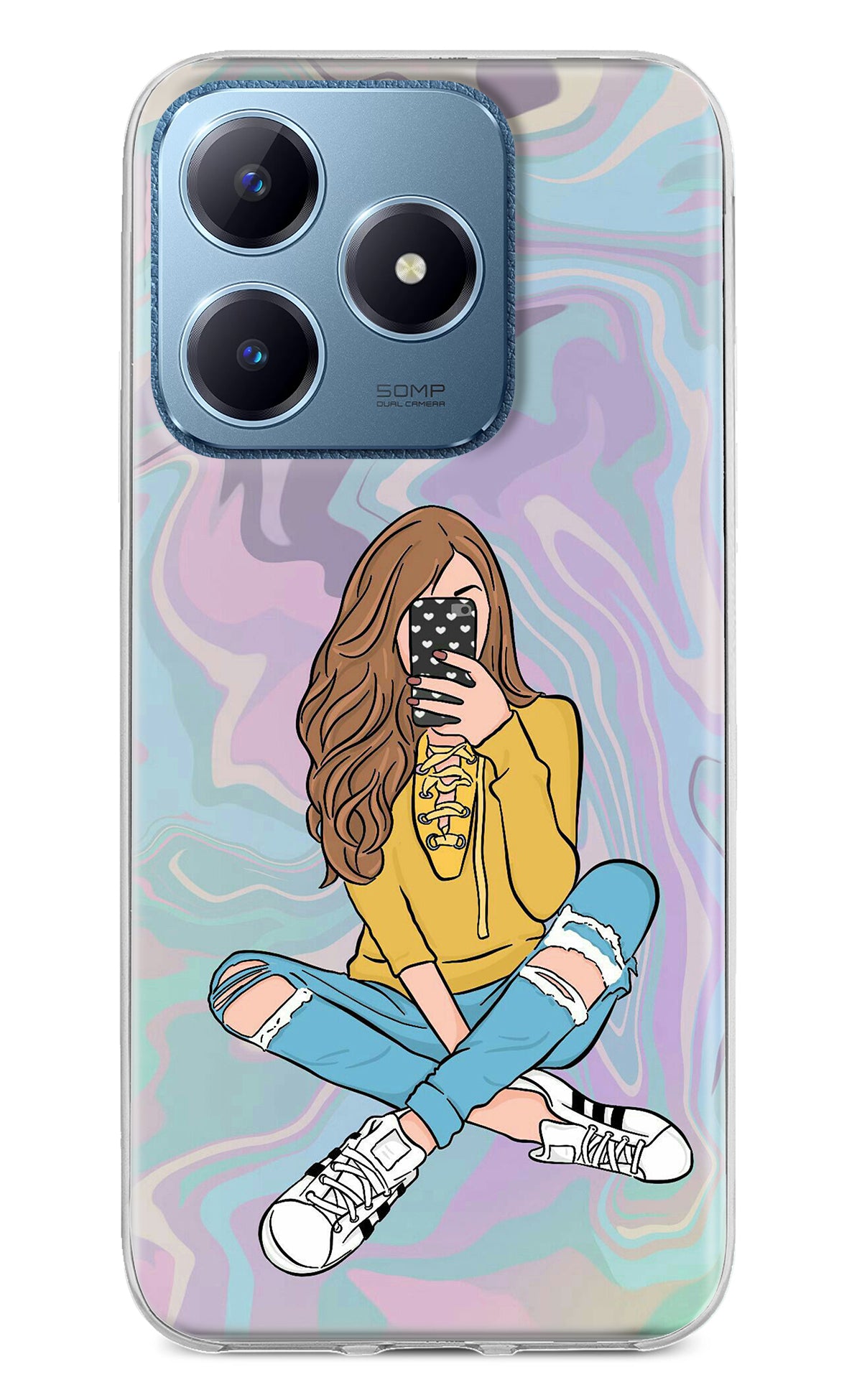 Selfie Girl Realme C63 Back Cover