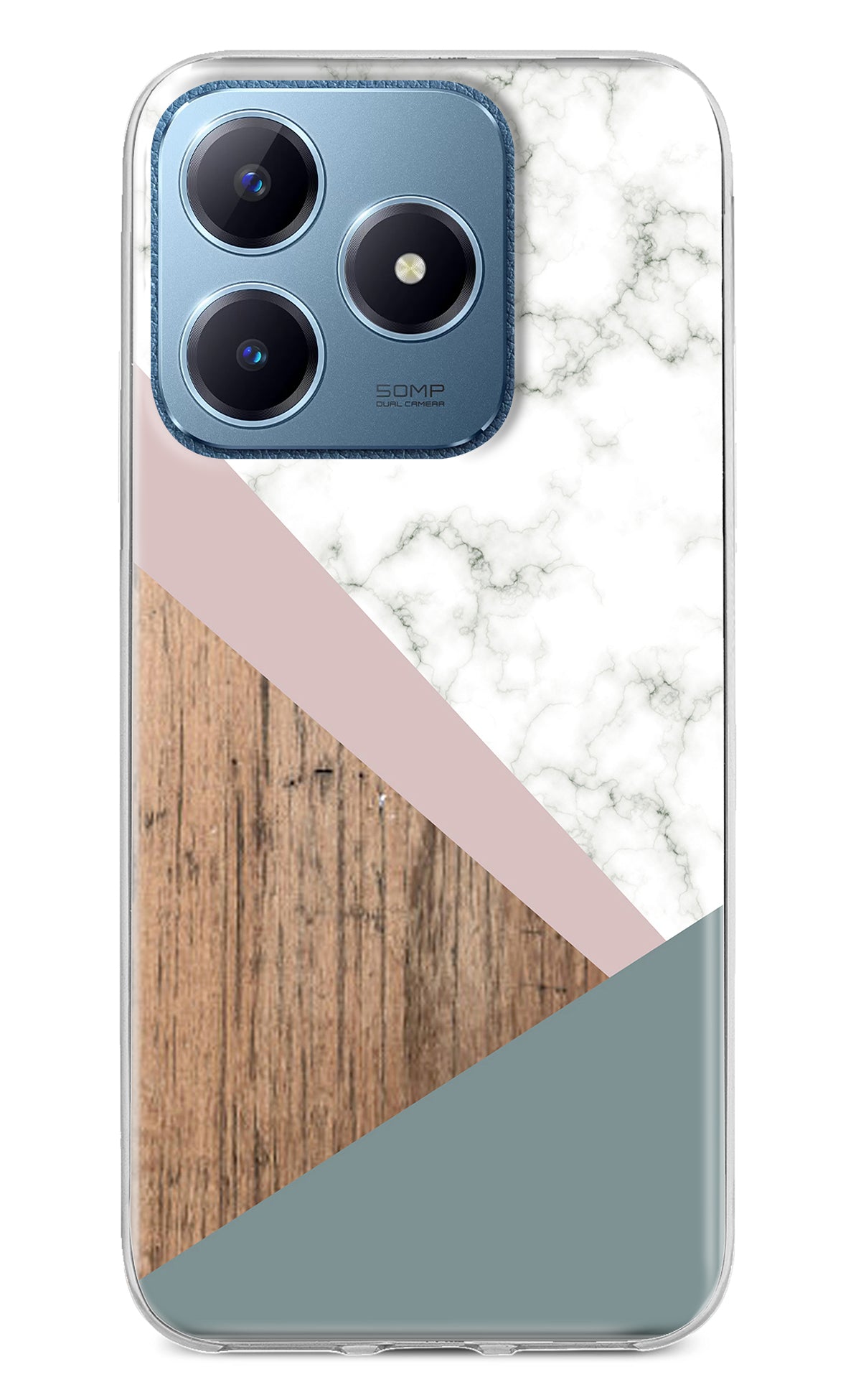 Marble wood Abstract Realme C63 Back Cover