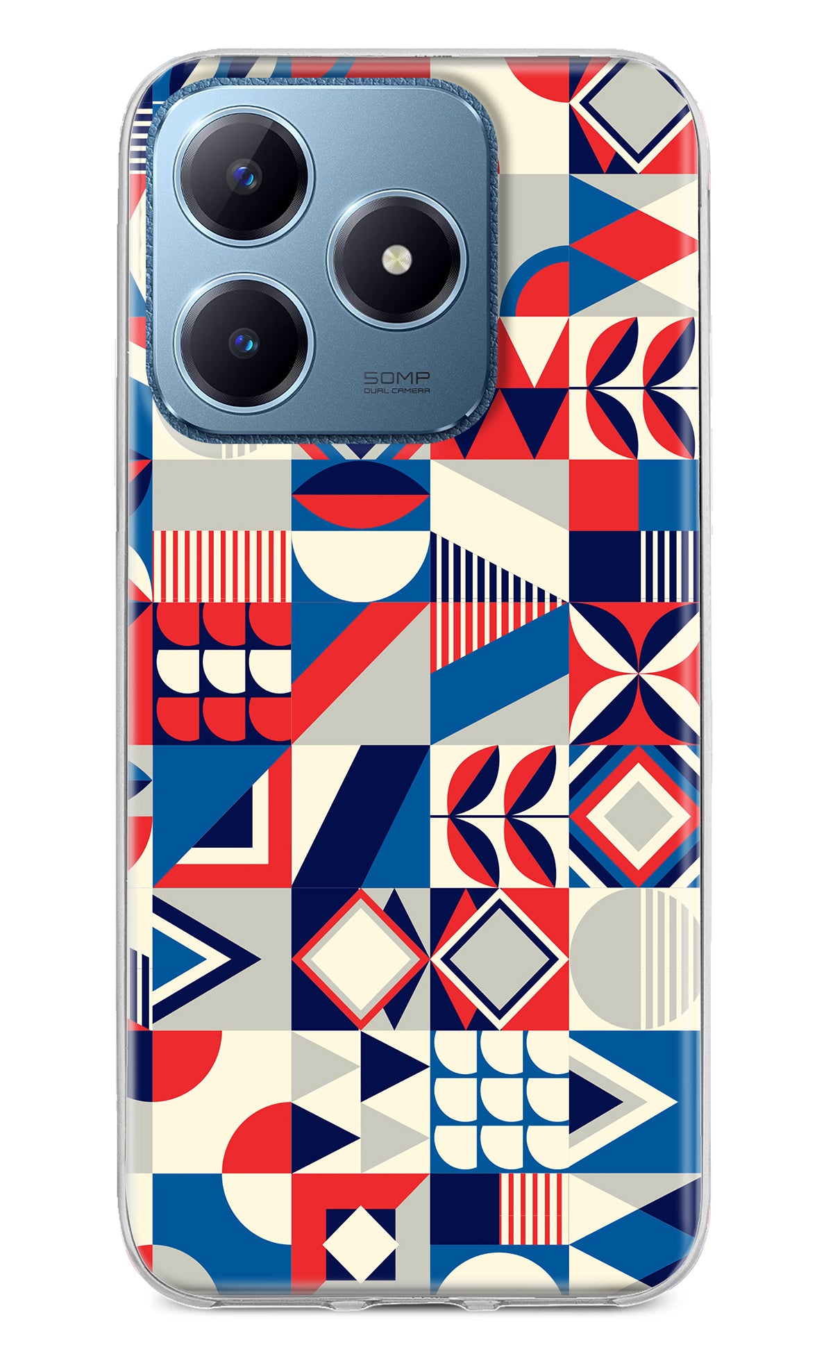 Colorful Pattern Realme C63 Back Cover