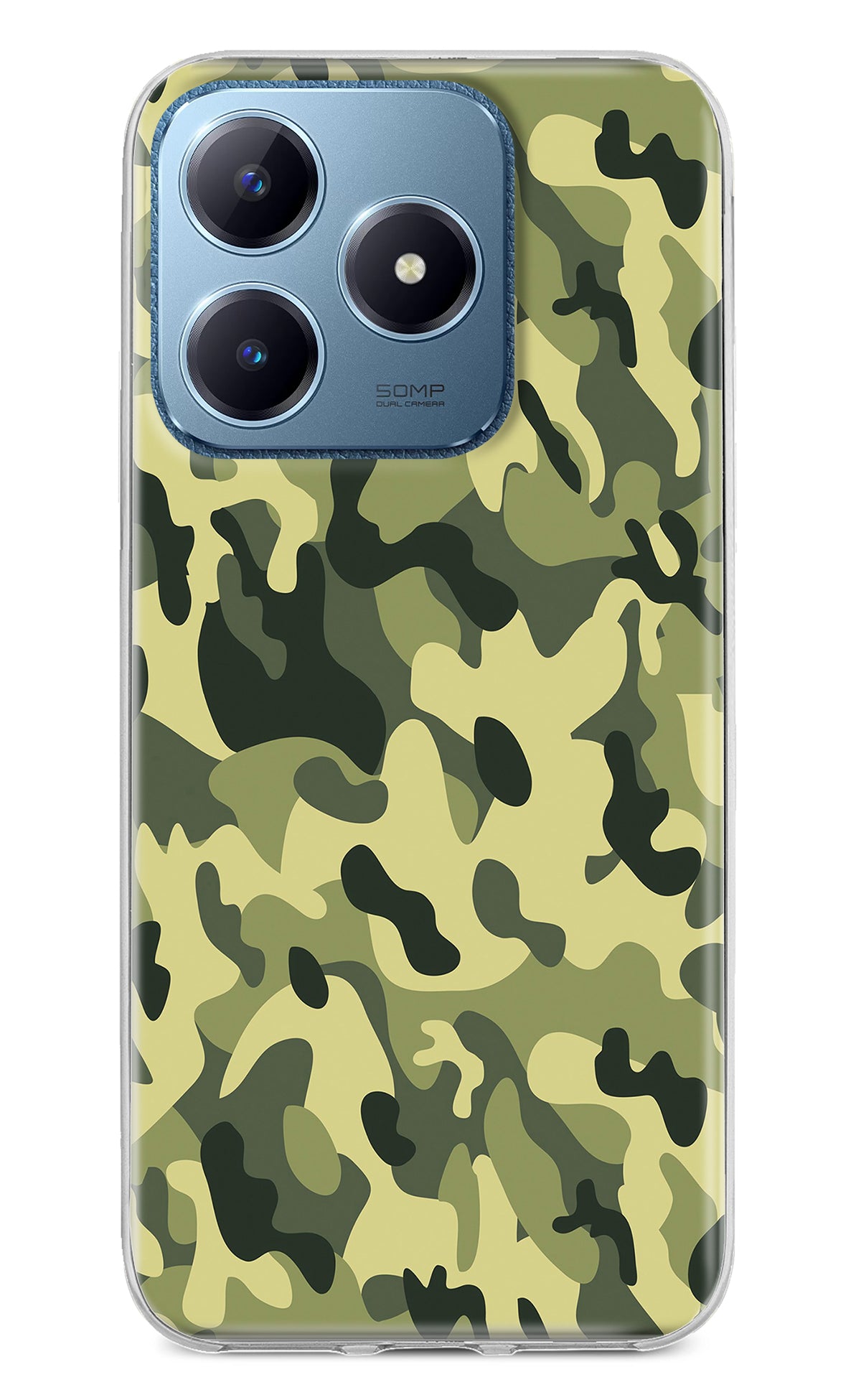 Camouflage Realme C63 Back Cover