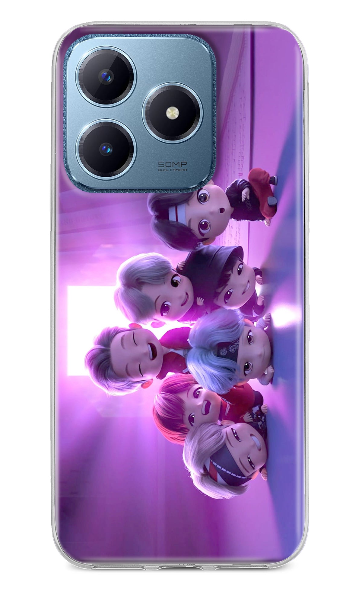 BTS Chibi Realme C63 Back Cover