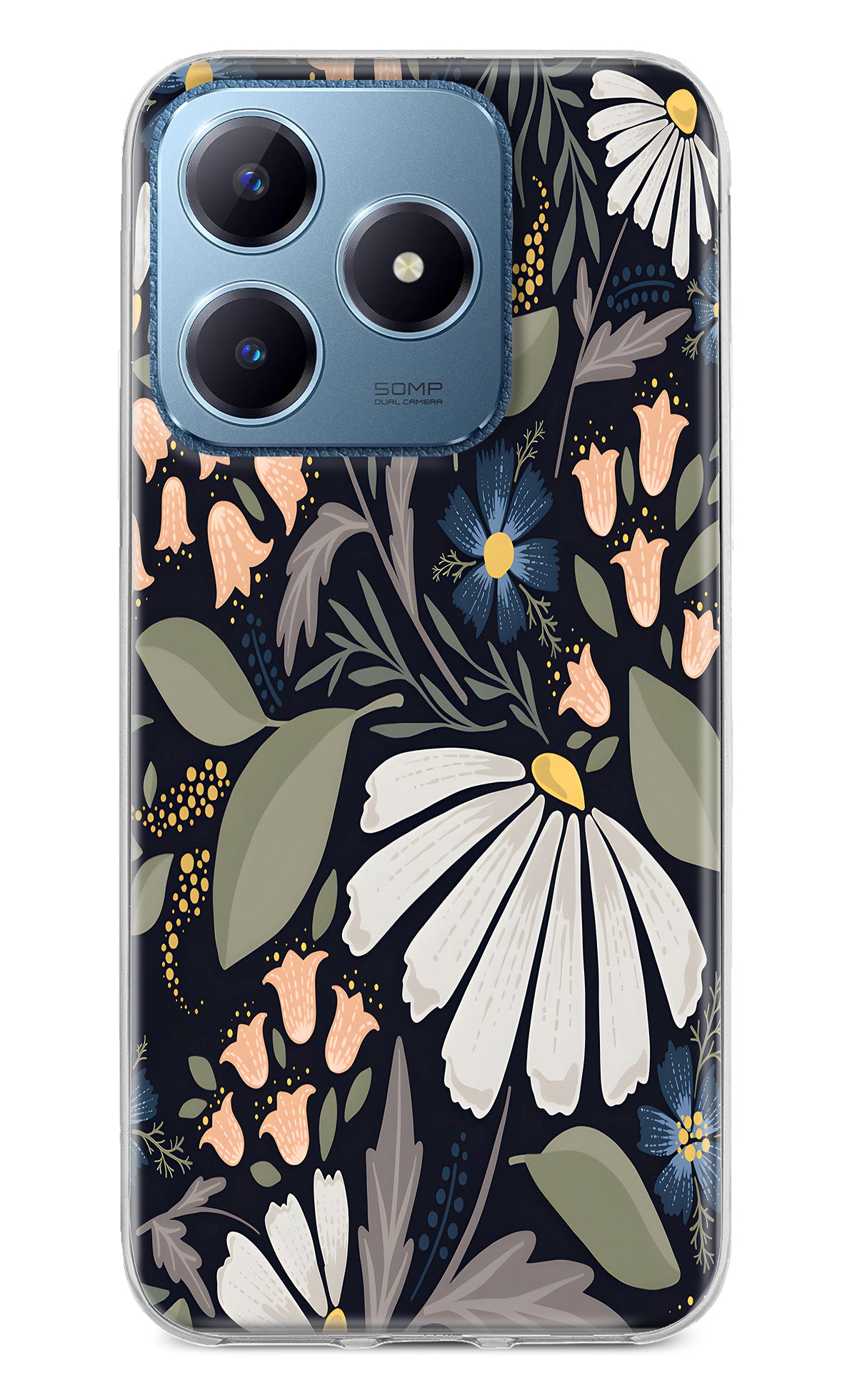 Flowers Art Realme C63 Back Cover