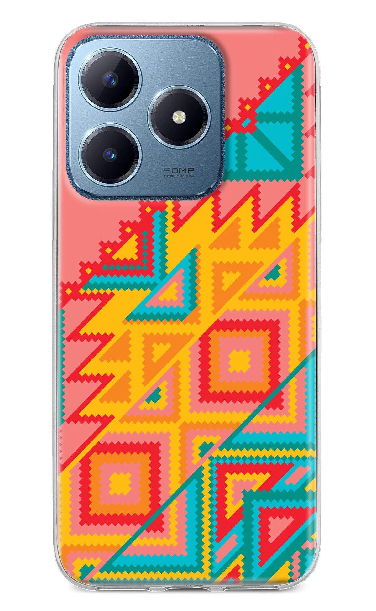 Aztec Tribal Realme C63 Back Cover