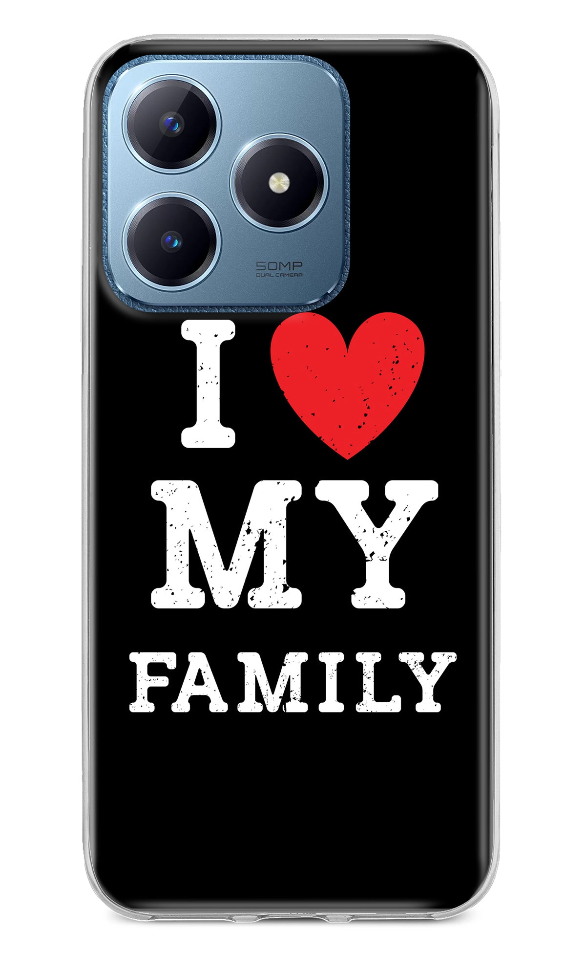 I Love My Family Realme C63 Back Cover