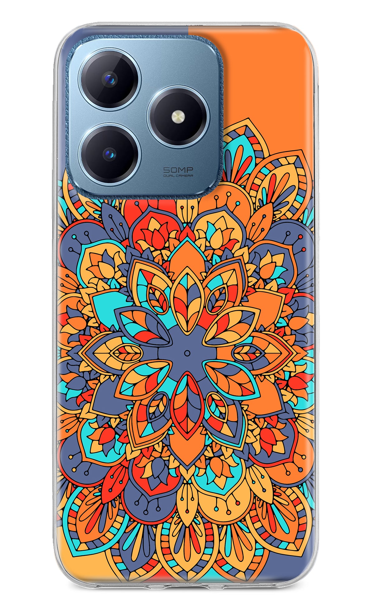 Color Mandala Realme C63 Back Cover