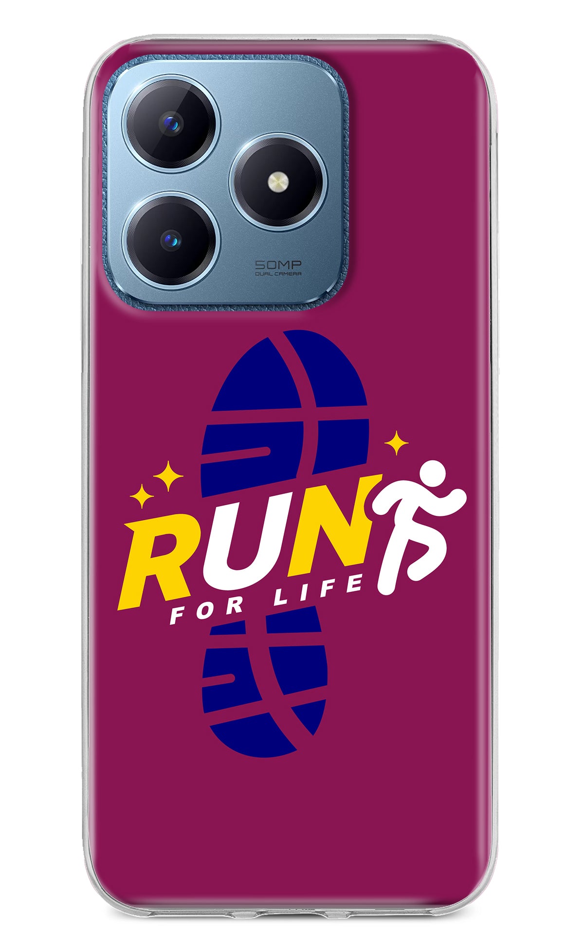 Run for Life Realme C63 Back Cover