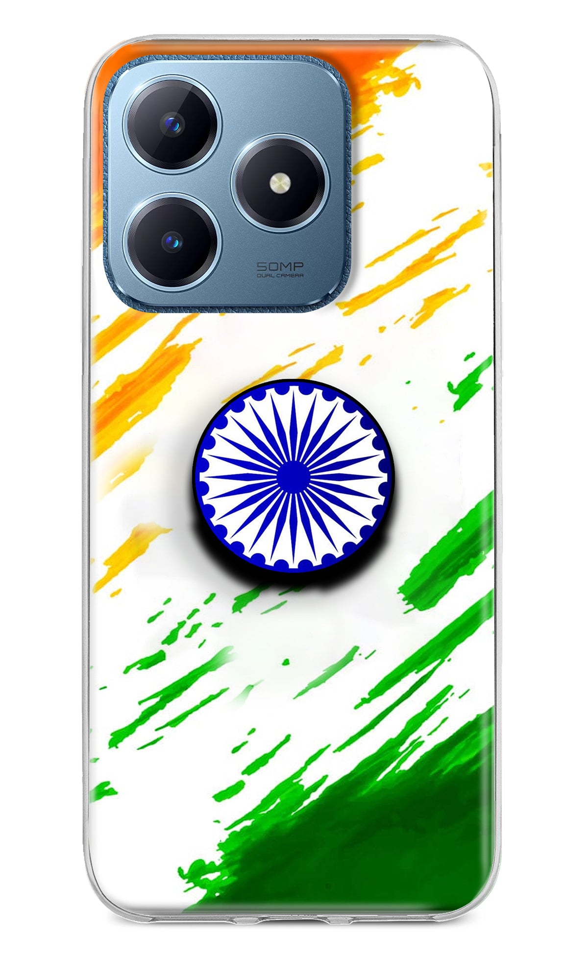 Indian Flag Ashoka Chakra Realme C63 Pop Case