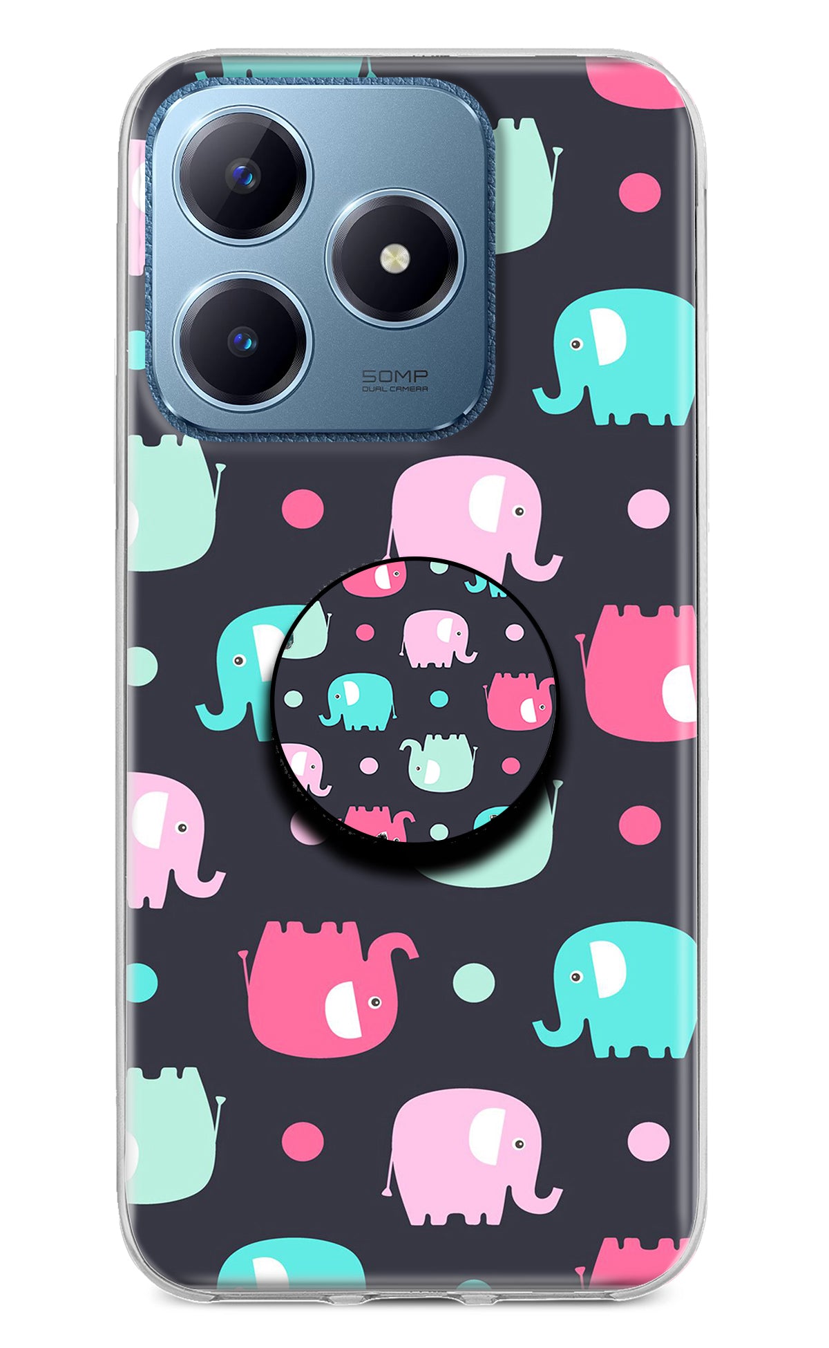 Baby Elephants Realme C63 Pop Case