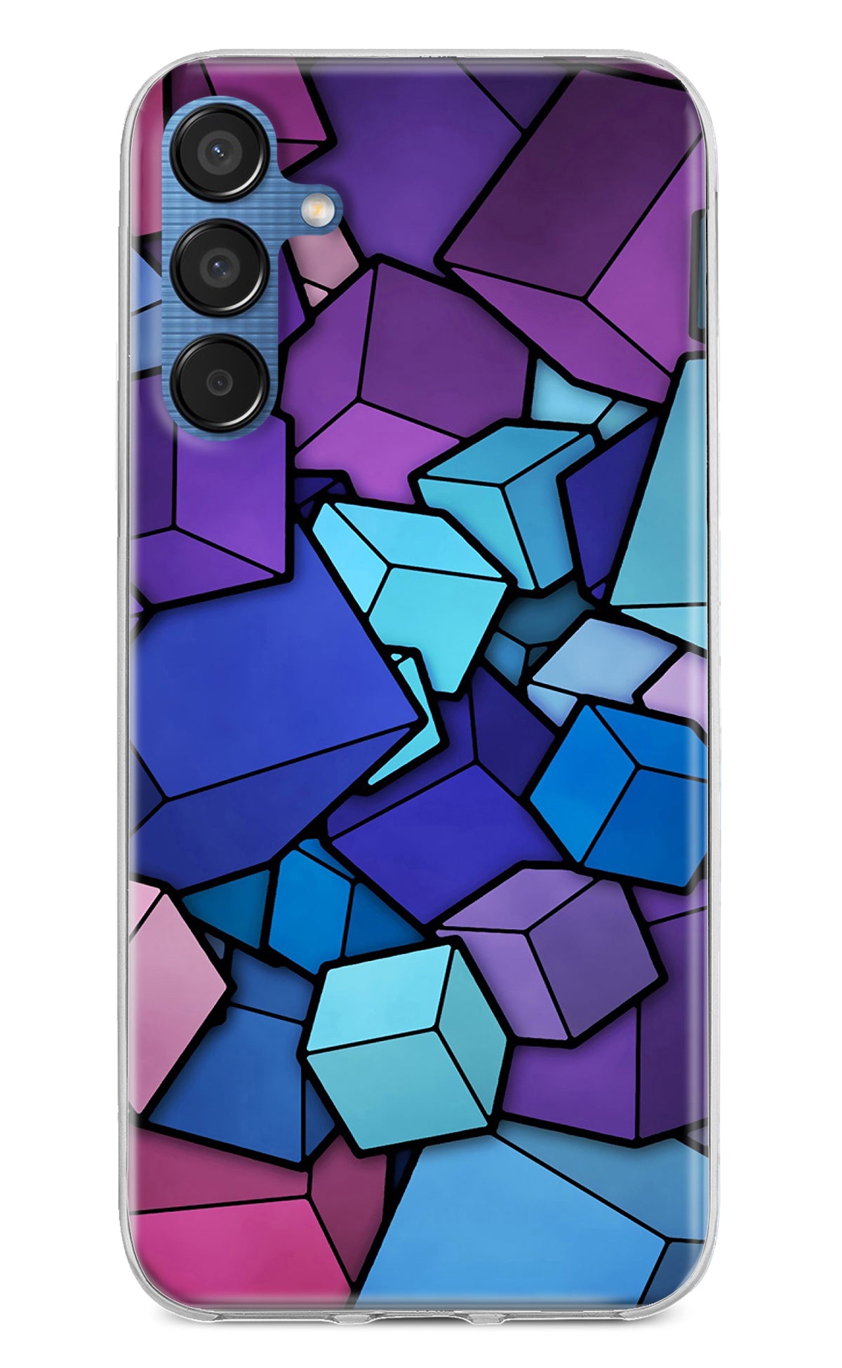 Cubic Abstract Samsung M15 5G Back Cover