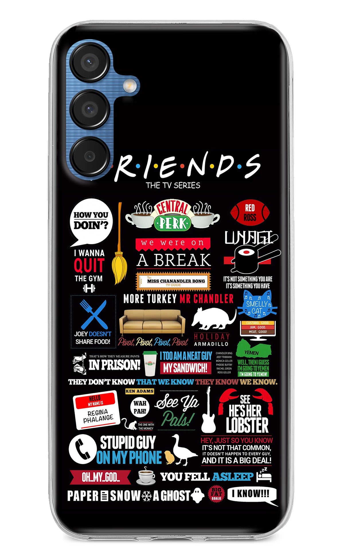 FRIENDS Samsung M15 5G Back Cover