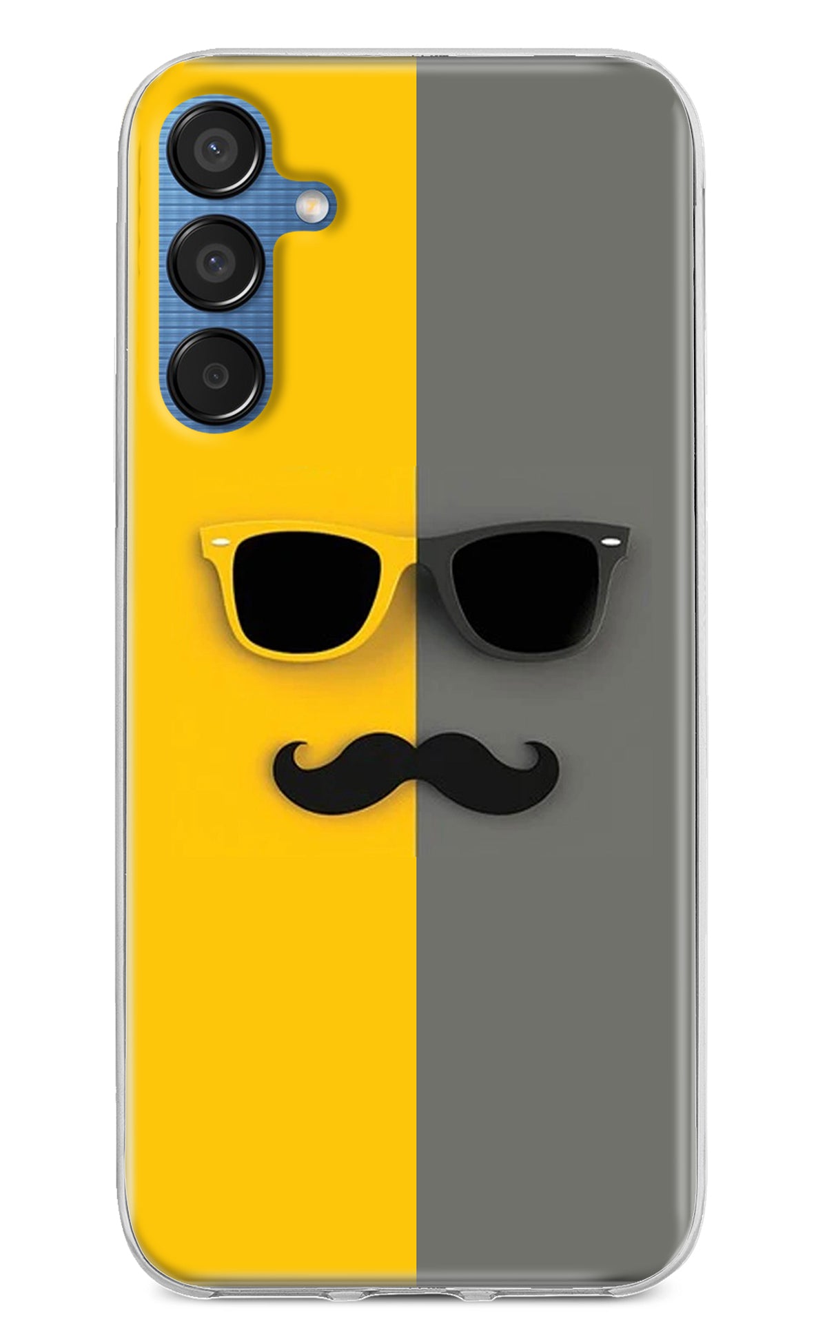 Sunglasses with Mustache Samsung M15 5G Back Cover