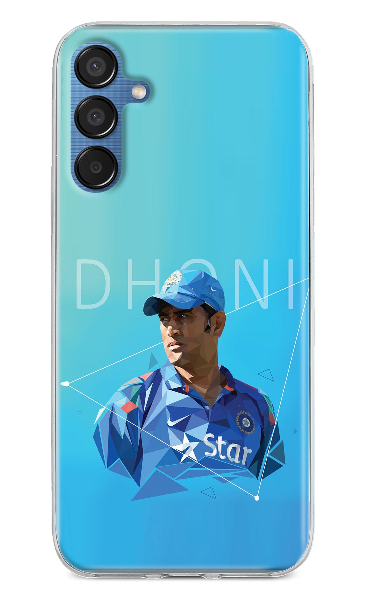 Dhoni Artwork Samsung M15 5G Back Cover