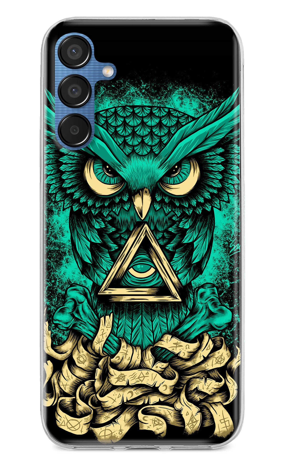 Green Owl Samsung M15 5G Back Cover