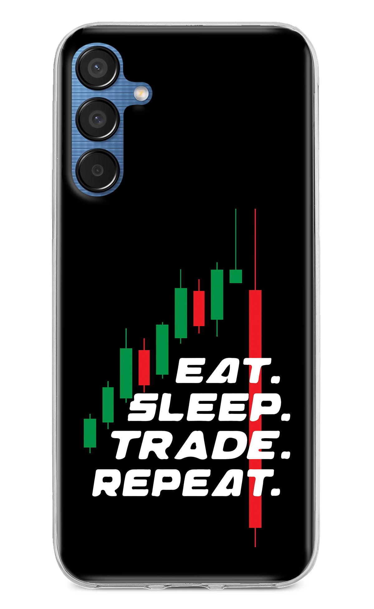 Eat Sleep Trade Repeat Samsung M15 5G Back Cover