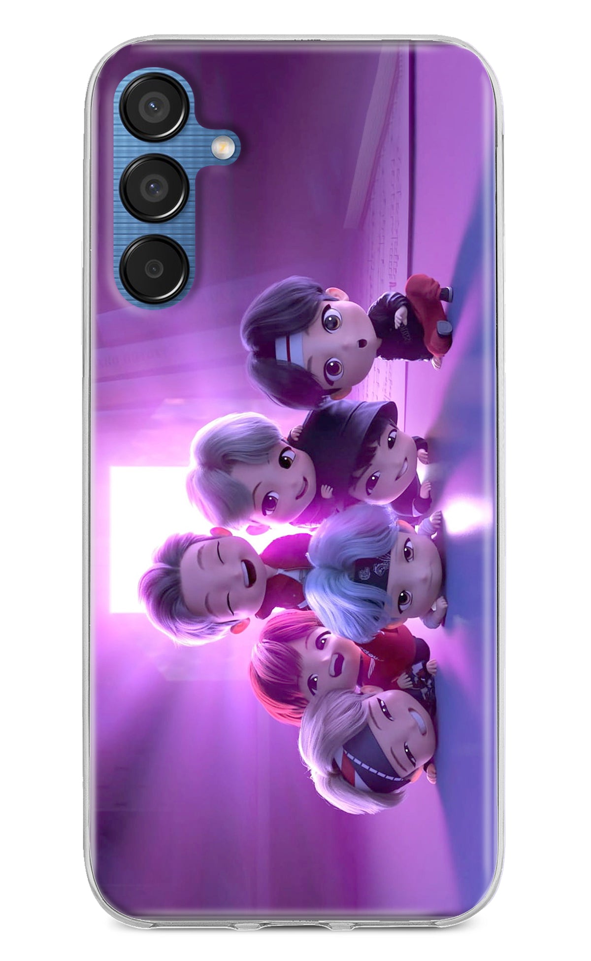 BTS Chibi Samsung M15 5G Back Cover