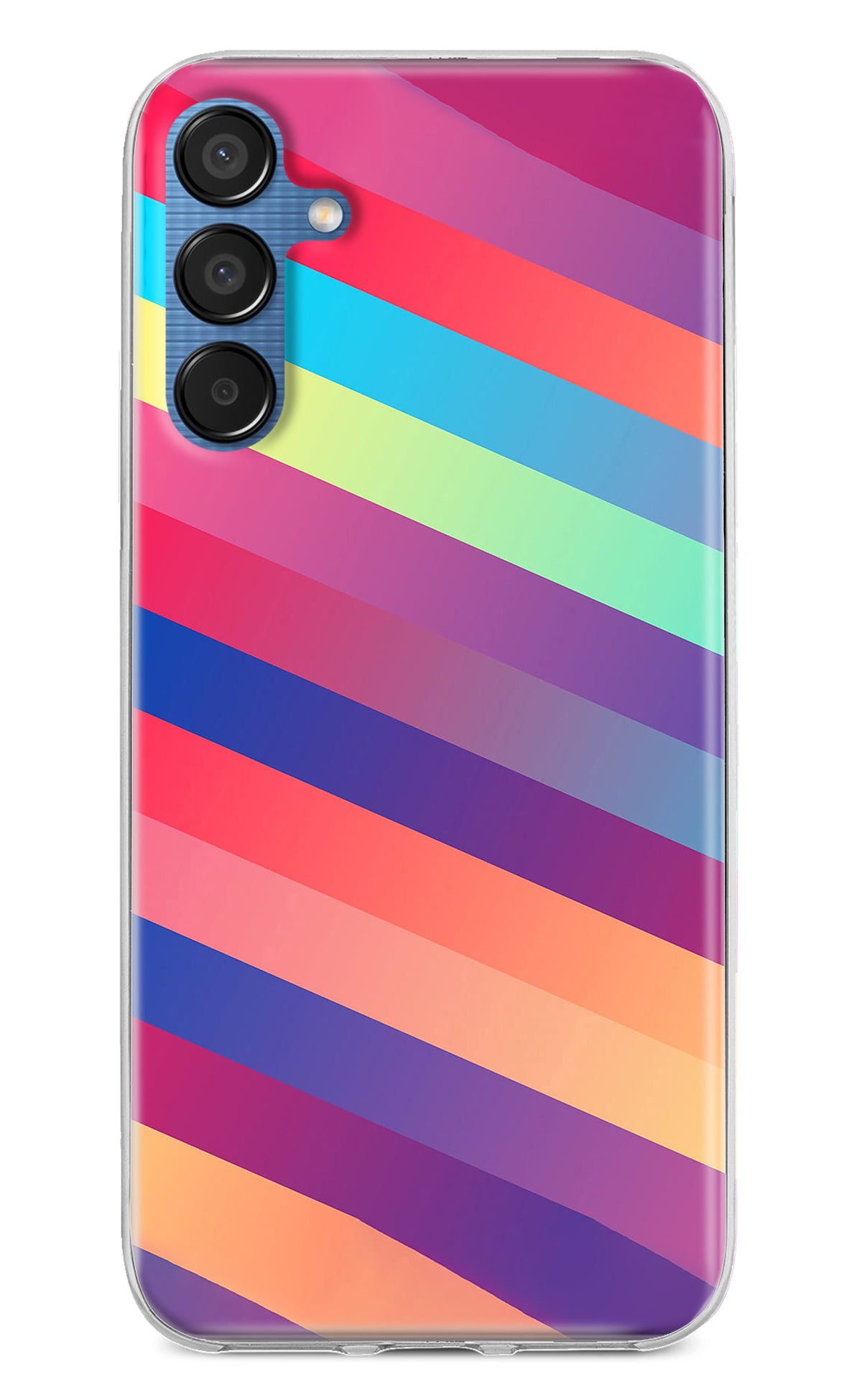 Stripes color Samsung M15 5G Back Cover