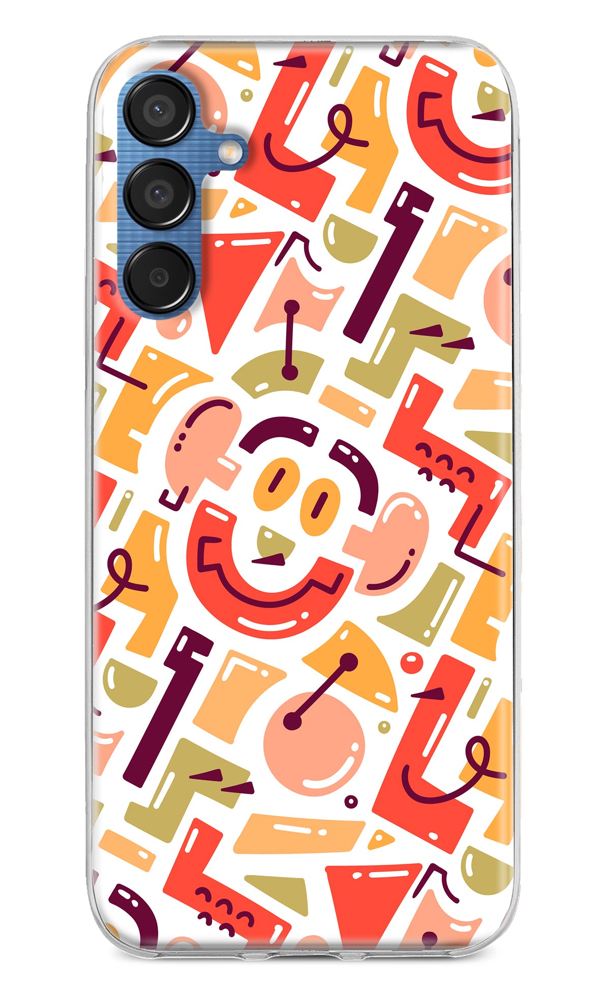 Doodle Pattern Samsung M15 5G Back Cover