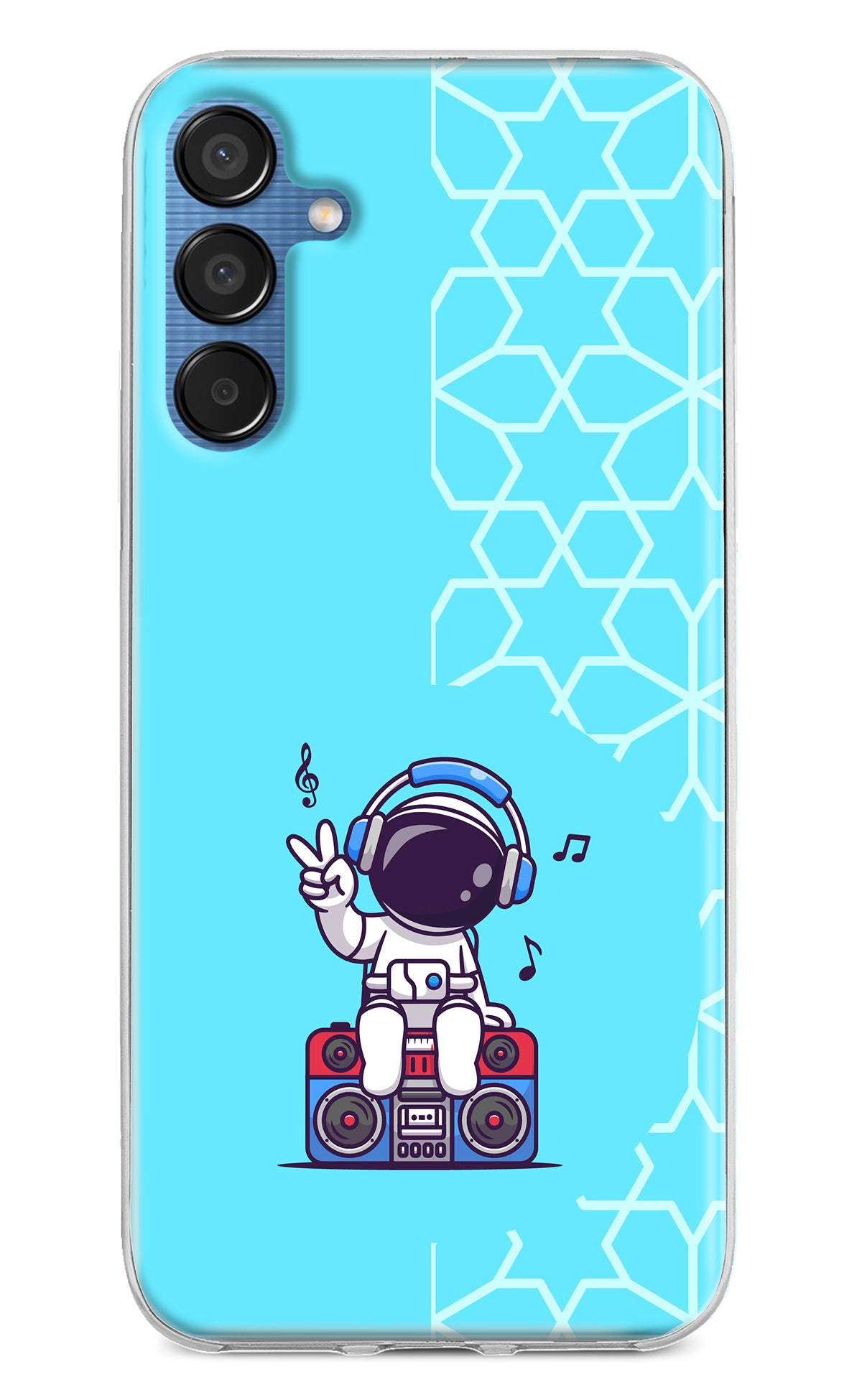 Cute Astronaut Chilling Samsung M15 5G Back Cover