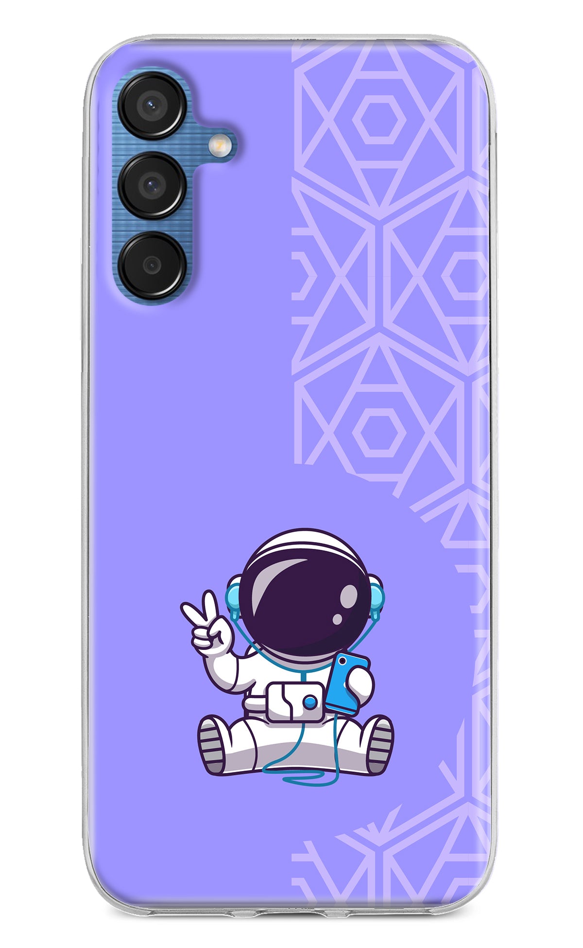 Cute Astronaut Chilling Samsung M15 5G Back Cover