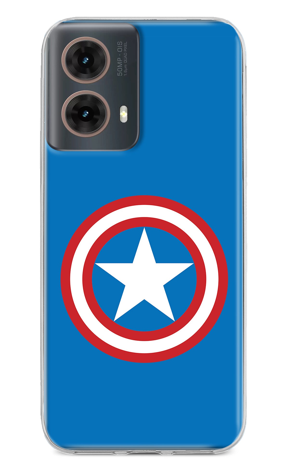 Captain America Logo Motorola G85 Back Cover