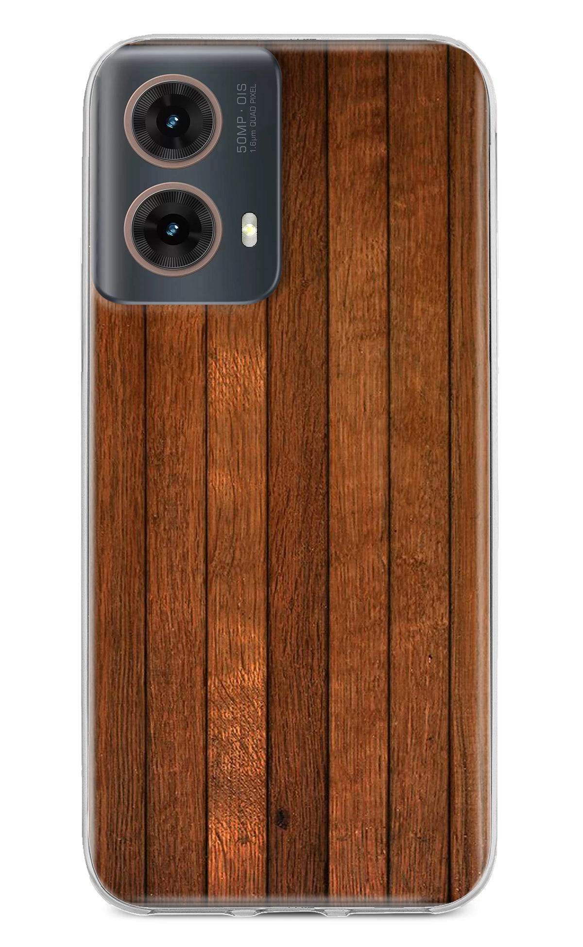 Wooden Artwork Bands Motorola G85 Back Cover