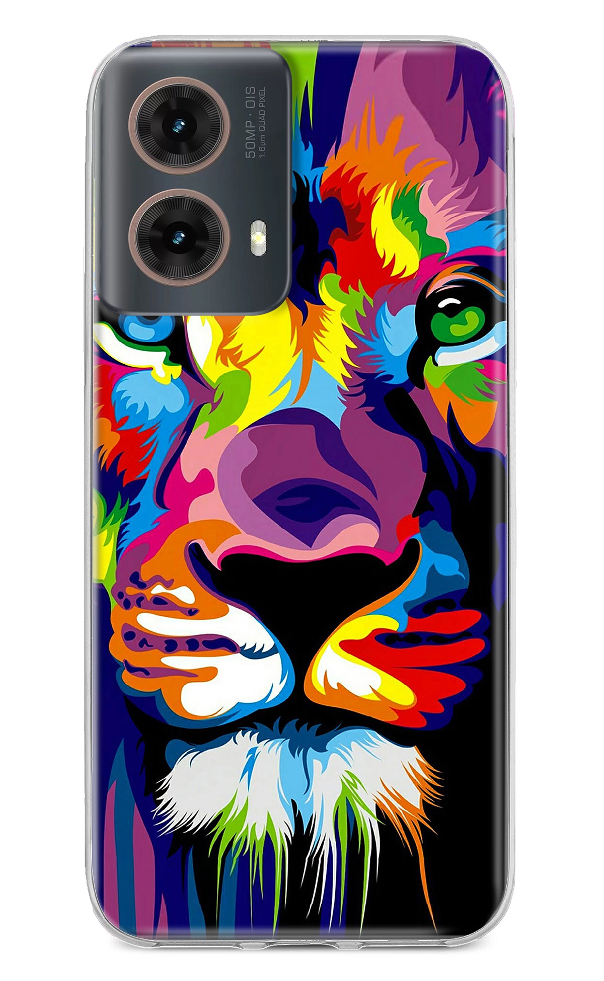 Lion Motorola G85 Back Cover