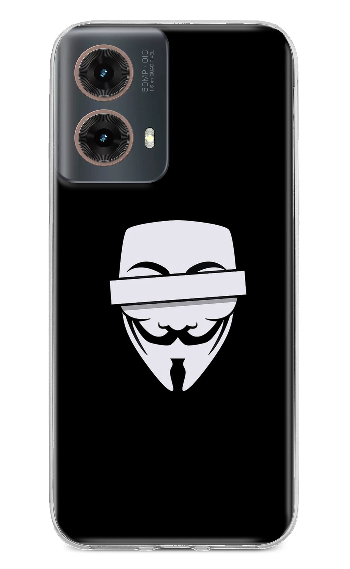 Anonymous Face Motorola G85 Back Cover