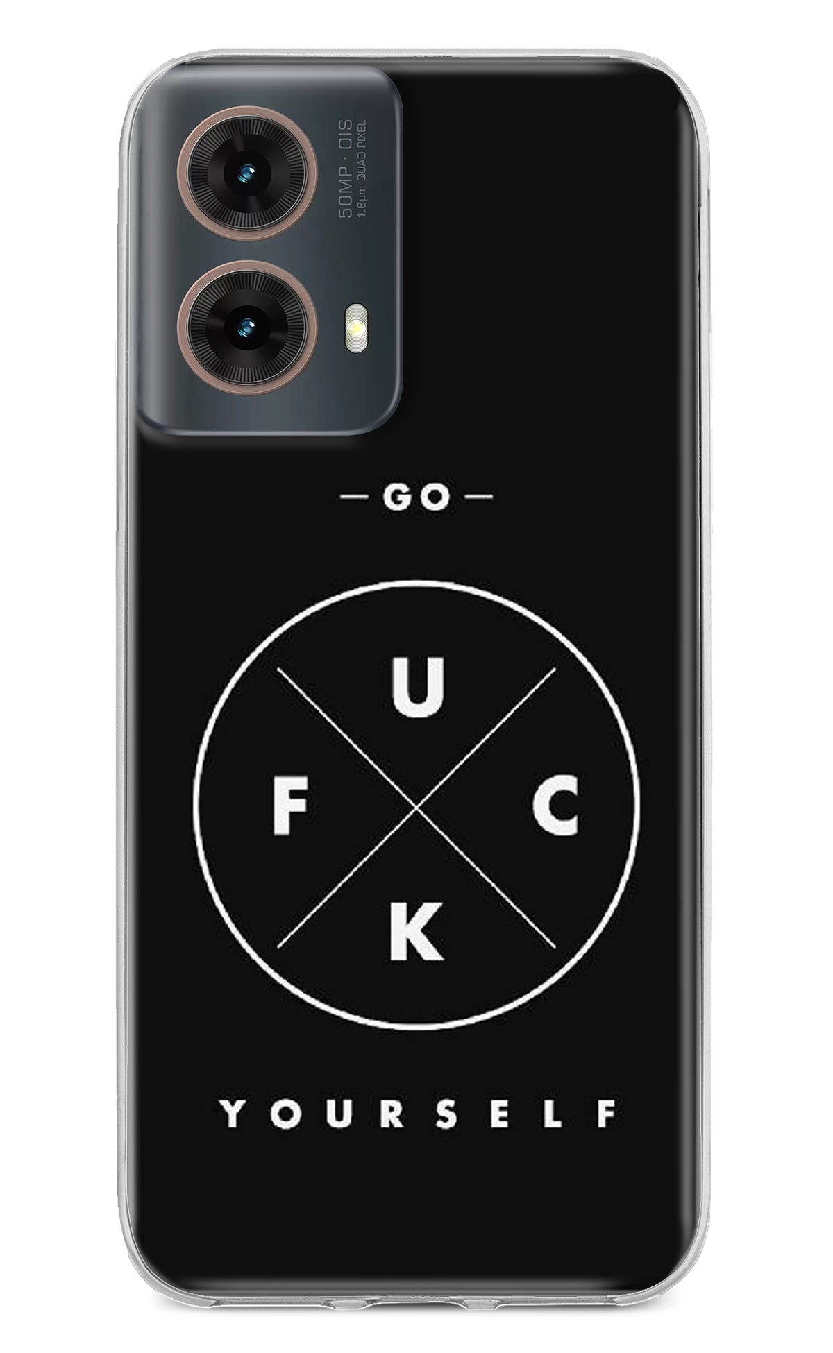 Go Fuck Yourself Motorola G85 Back Cover