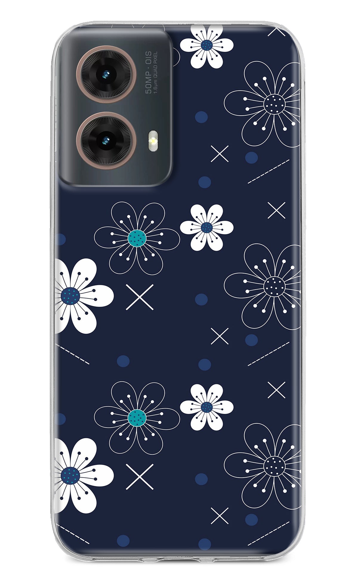 Flowers Motorola G85 Back Cover