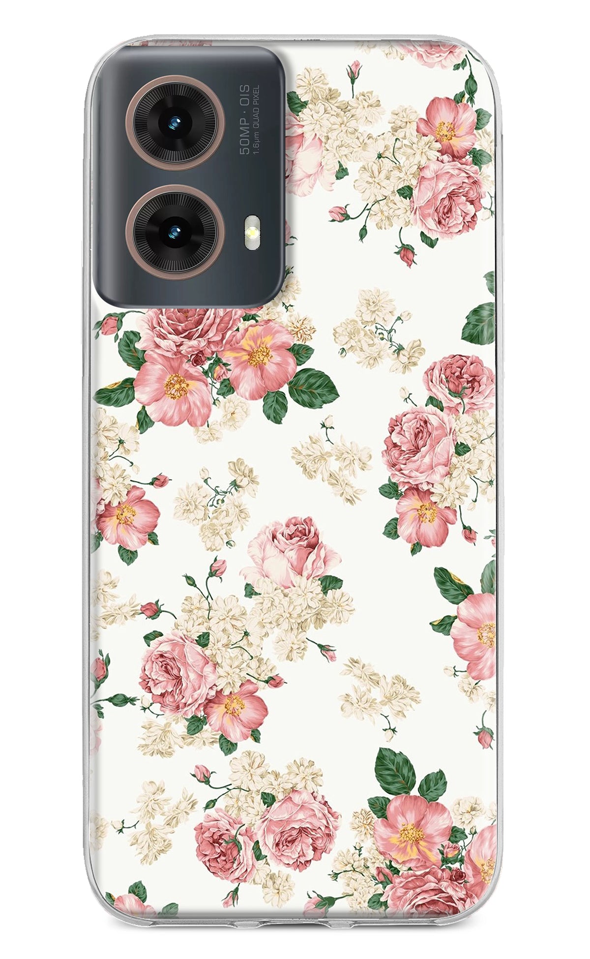 Flowers Motorola G85 Back Cover