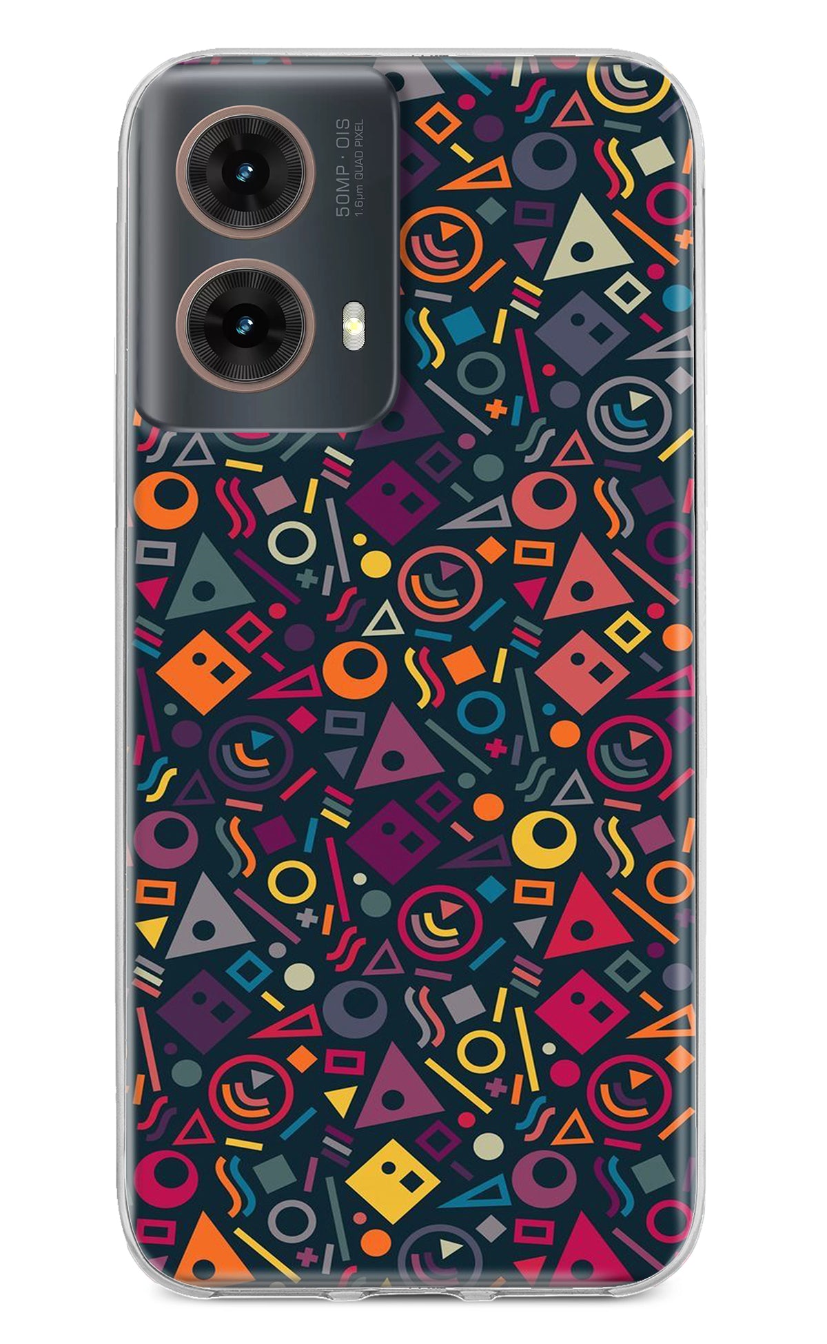 Geometric Abstract Motorola G85 Back Cover