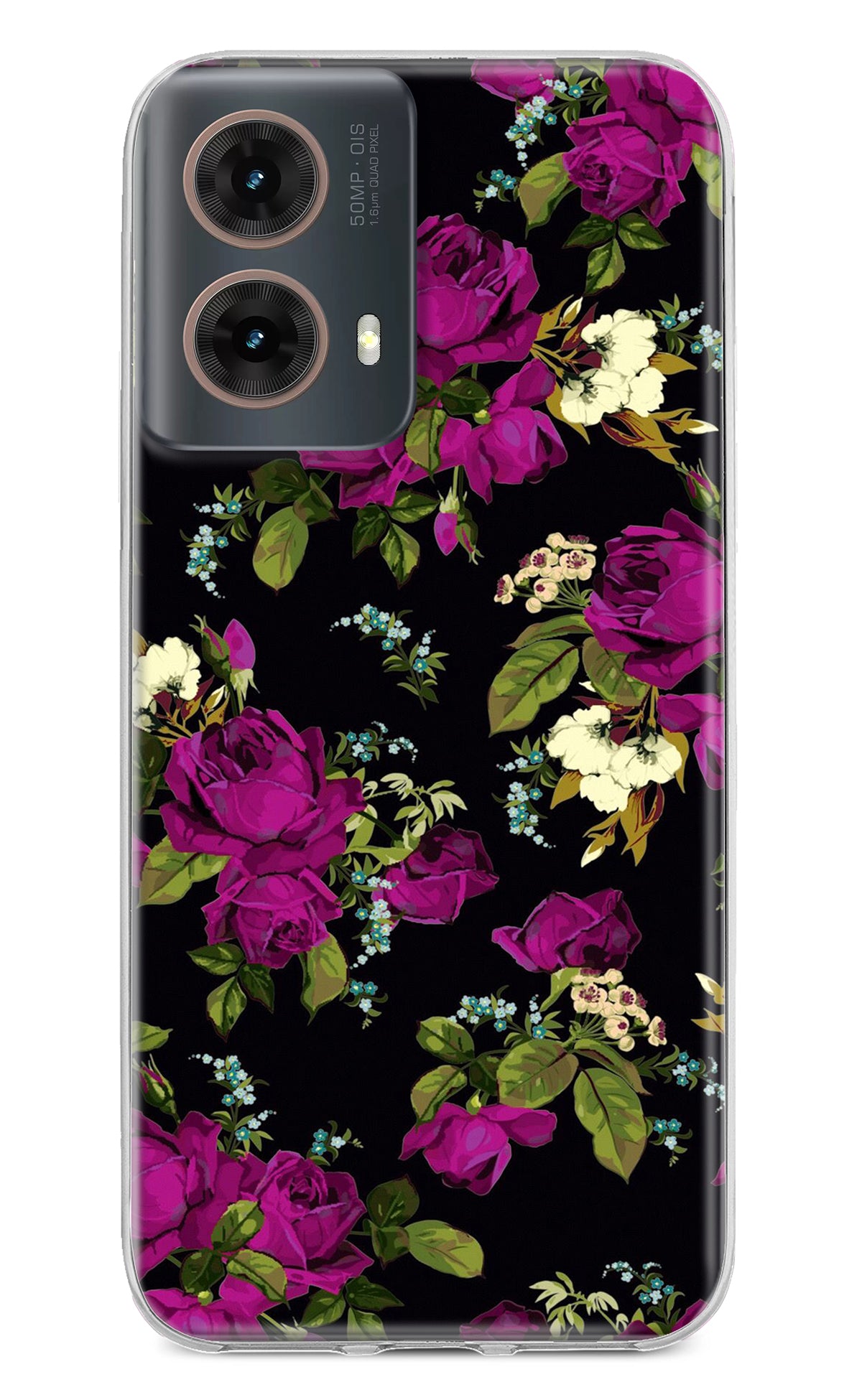 Flowers Motorola G85 Back Cover