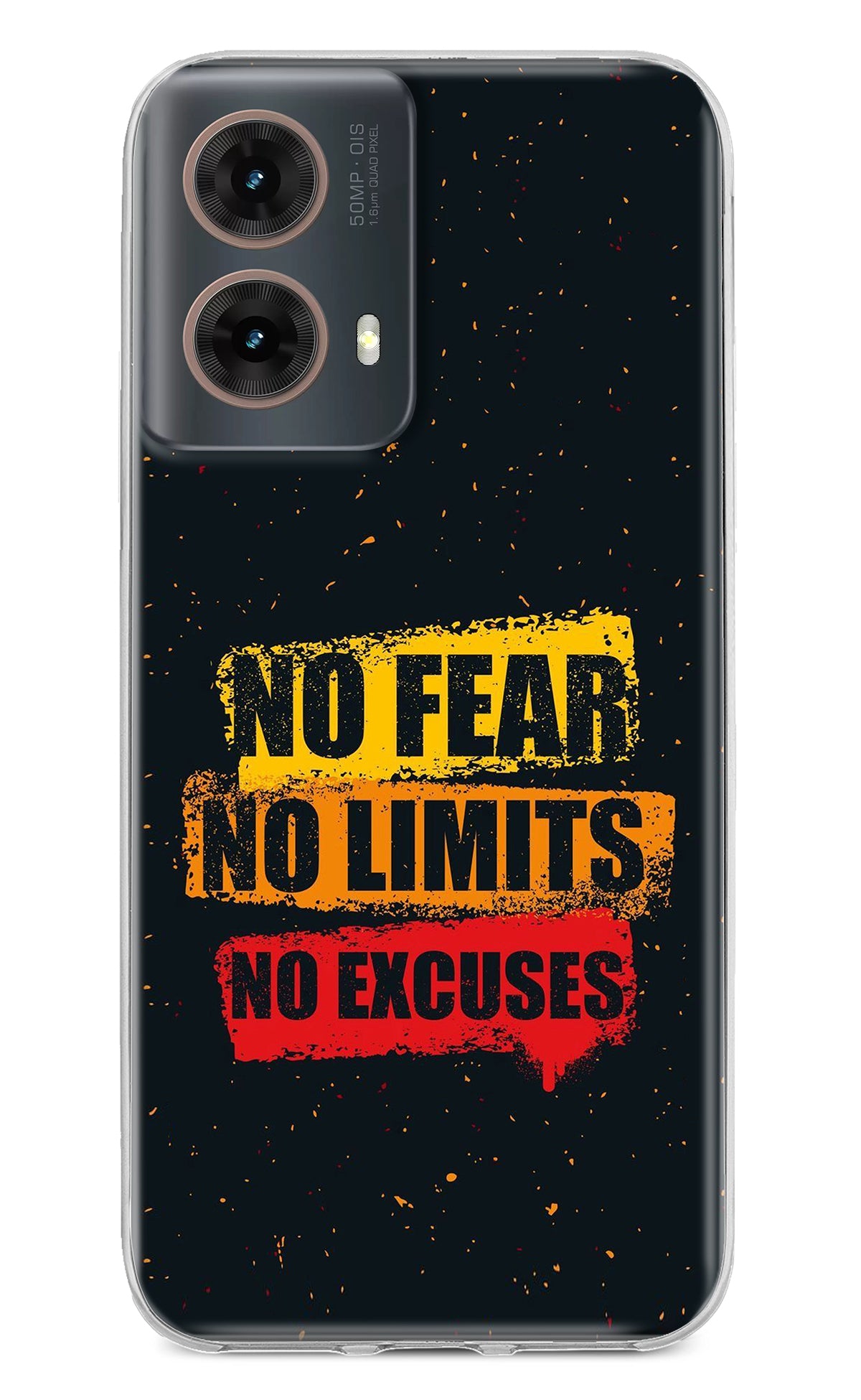 No Fear No Limits No Excuse Motorola G85 Back Cover