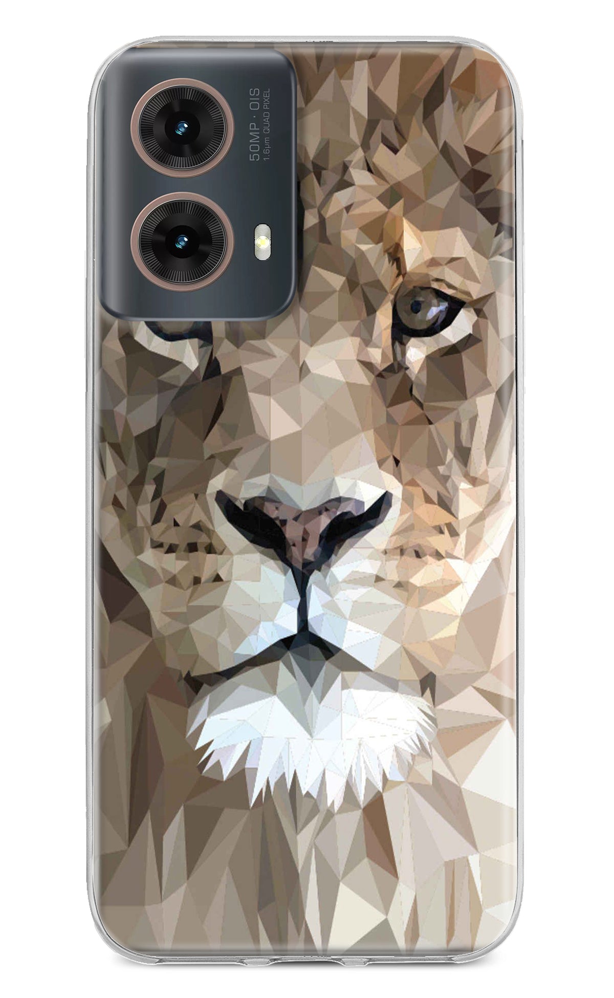 Lion Art Motorola G85 Back Cover