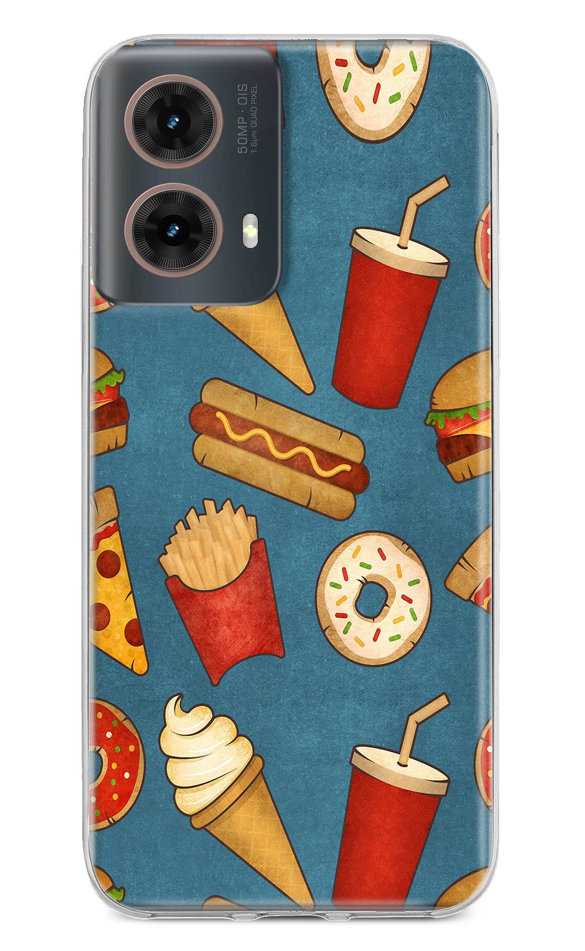 Foodie Motorola G85 Back Cover